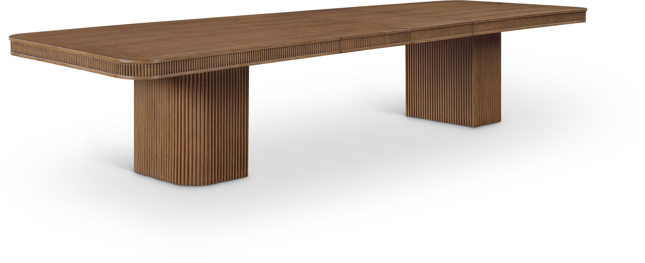 Mohari - Solid Wood And Oak Veneer 112" / 160" Dining Table - Best Buy Furniture