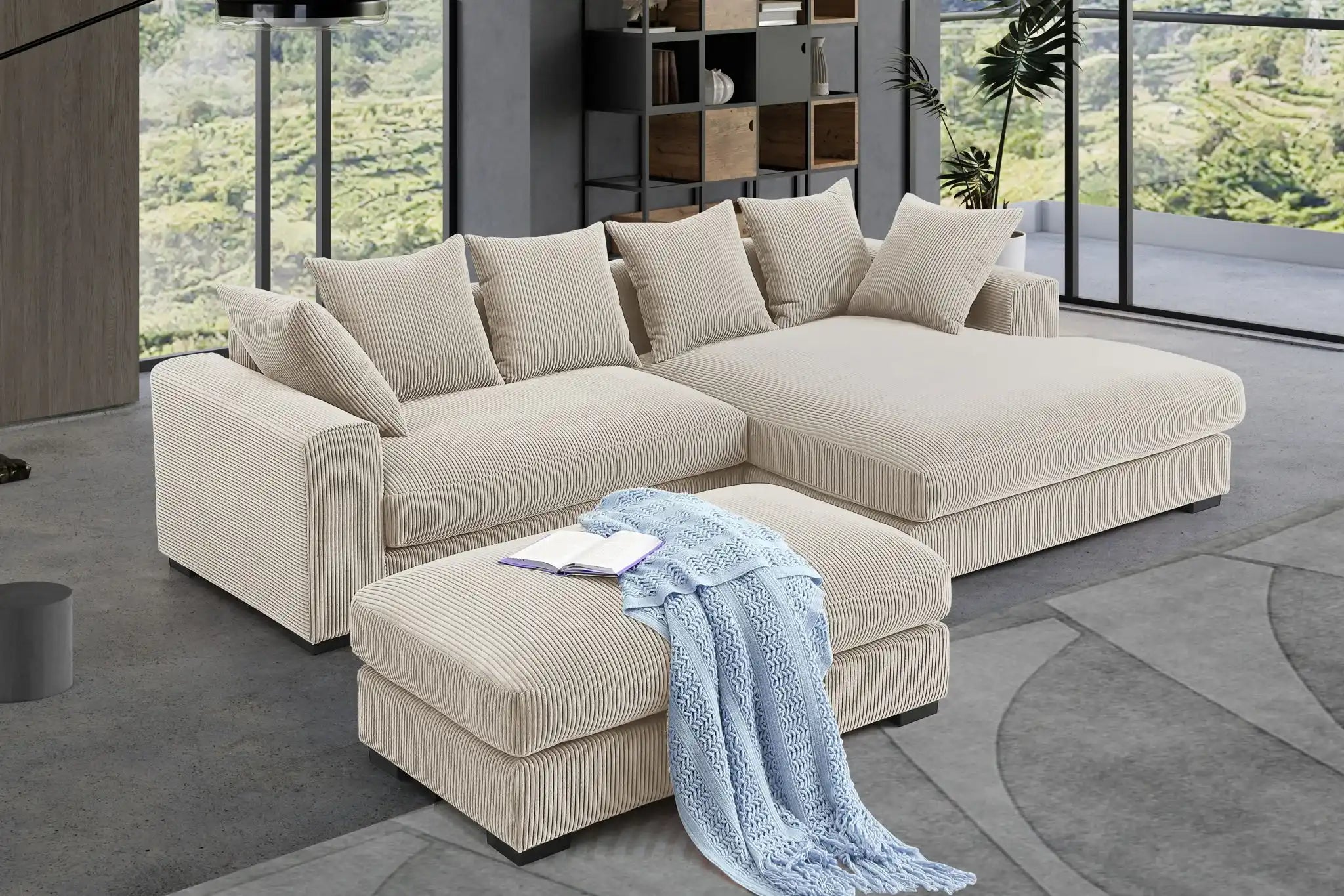 Duke - 4 Piece Upholstered Sectional - Best Buy Furniture