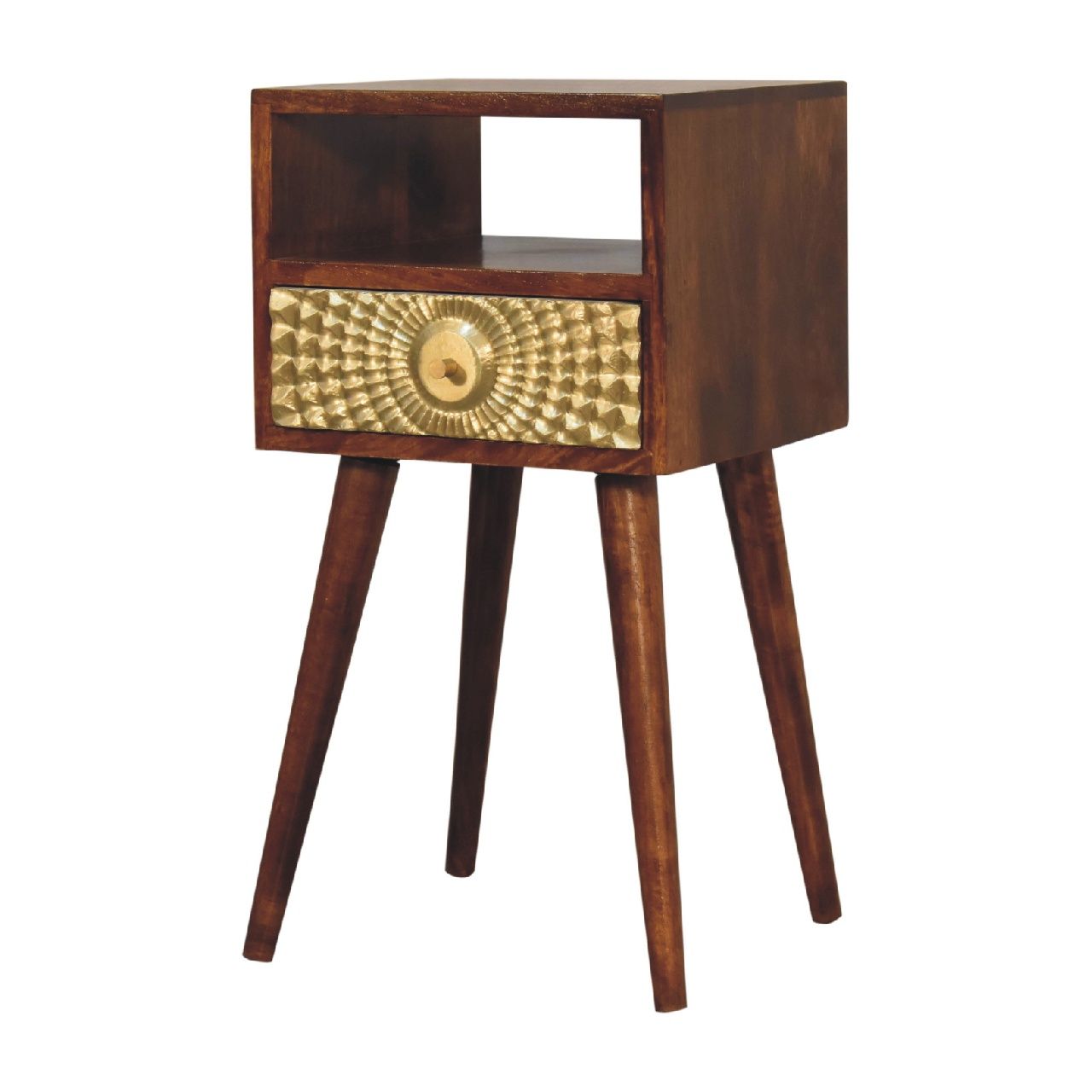 Eden - Mini Nightstand - Chestnut - Best Buy Furniture
