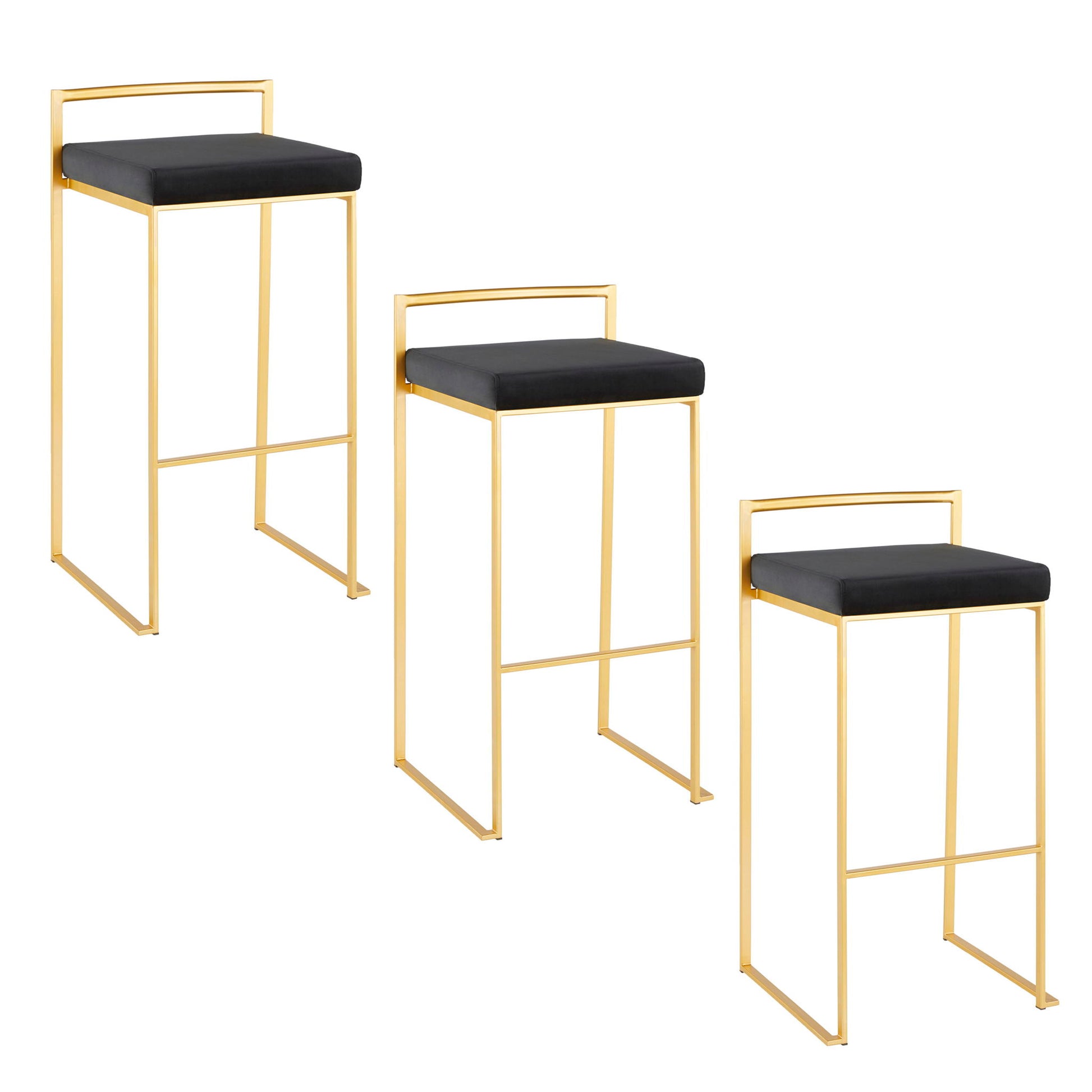 Fuji - Contemporary / Glam & Quality Construction Barstool - Best Buy Furniture