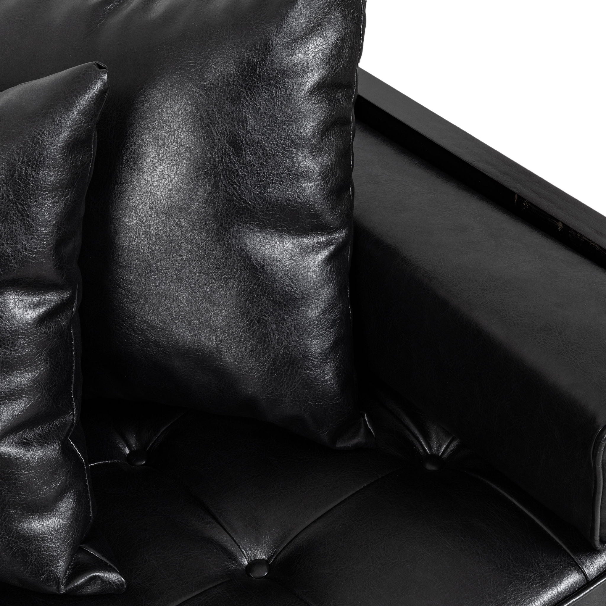 Contemporary Oversized Loveseat With Accent Pillow - Best Buy Furniture