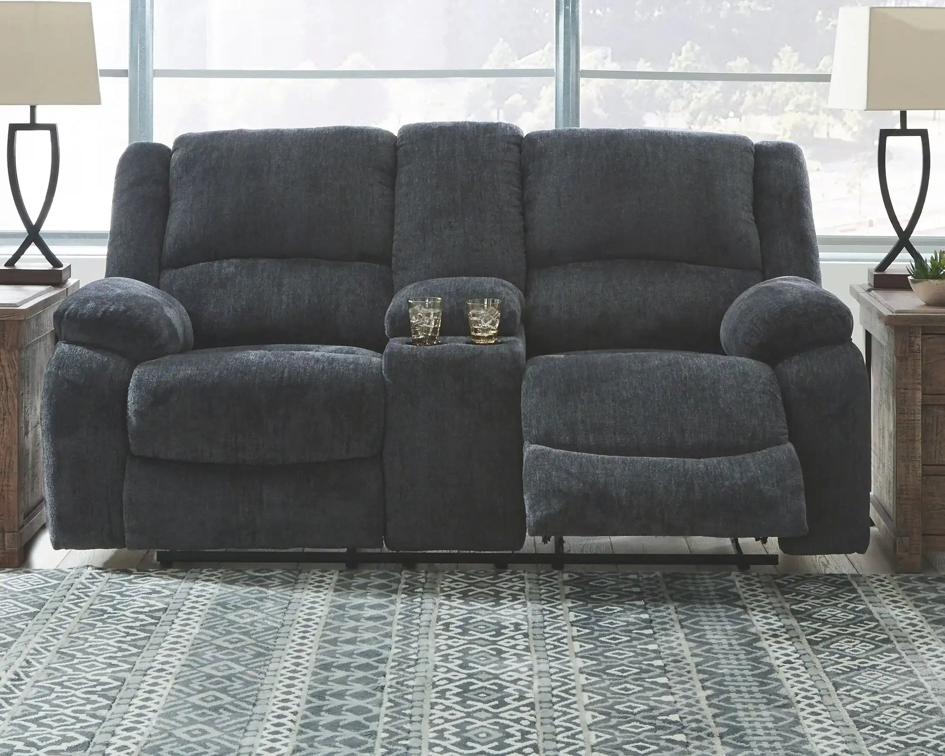 Draycoll - Reclining Loveseat - Best Buy Furniture