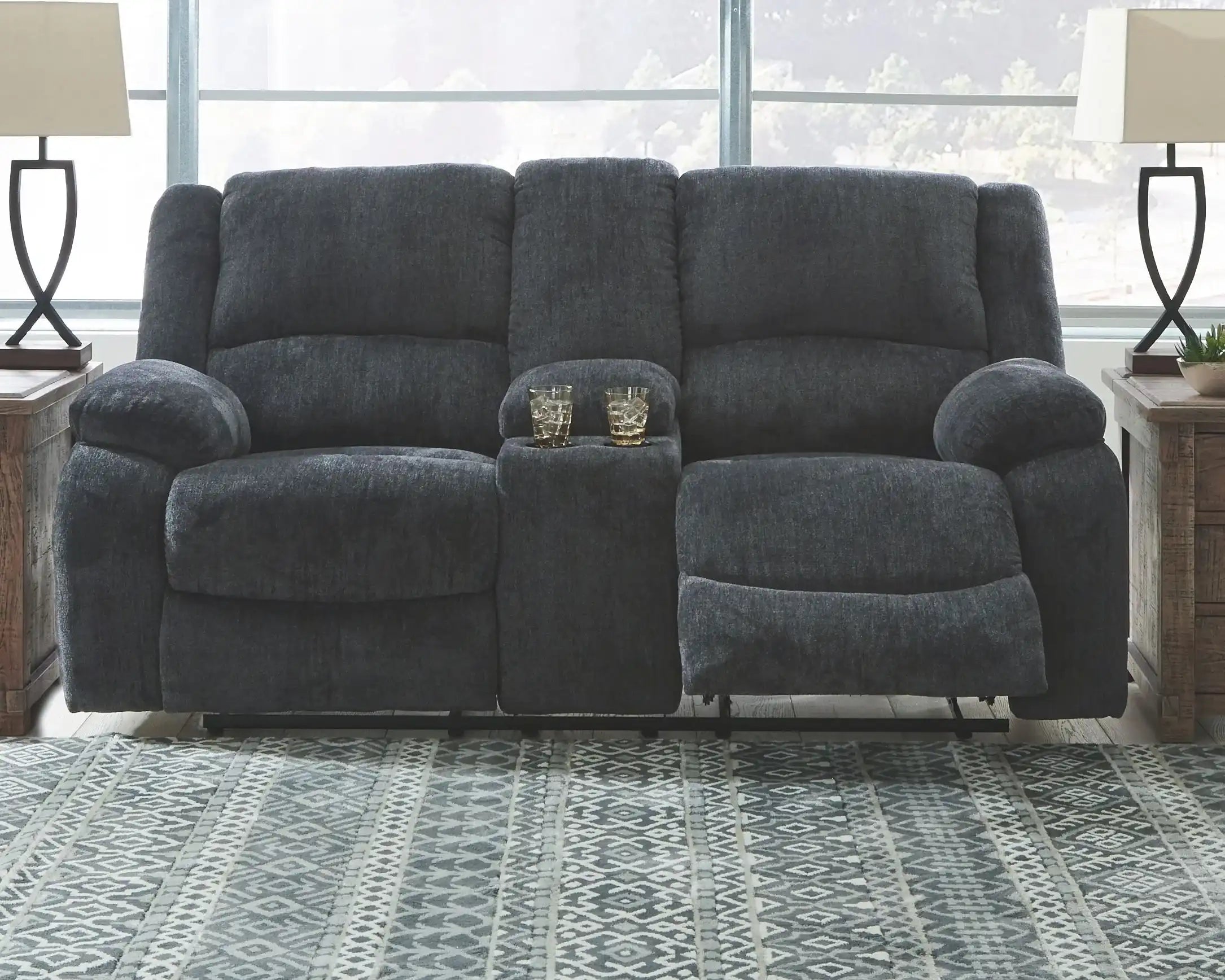 Draycoll - Reclining Loveseat - Best Buy Furniture