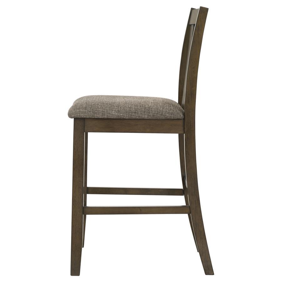 Canfield - Counter Height Dining Side Chair (Set of 2) - Brown - Best Buy Furniture