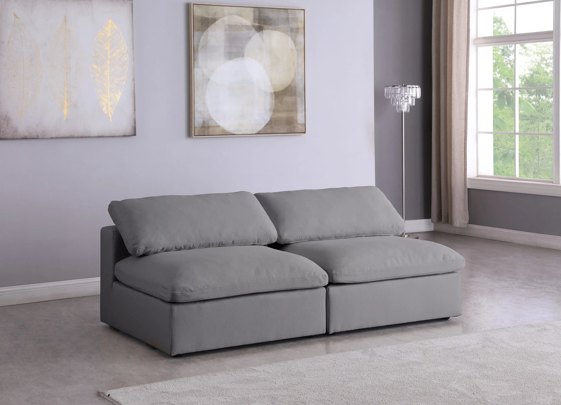 Serene - Modular Armless 2 Seat Sofa - Best Buy Furniture