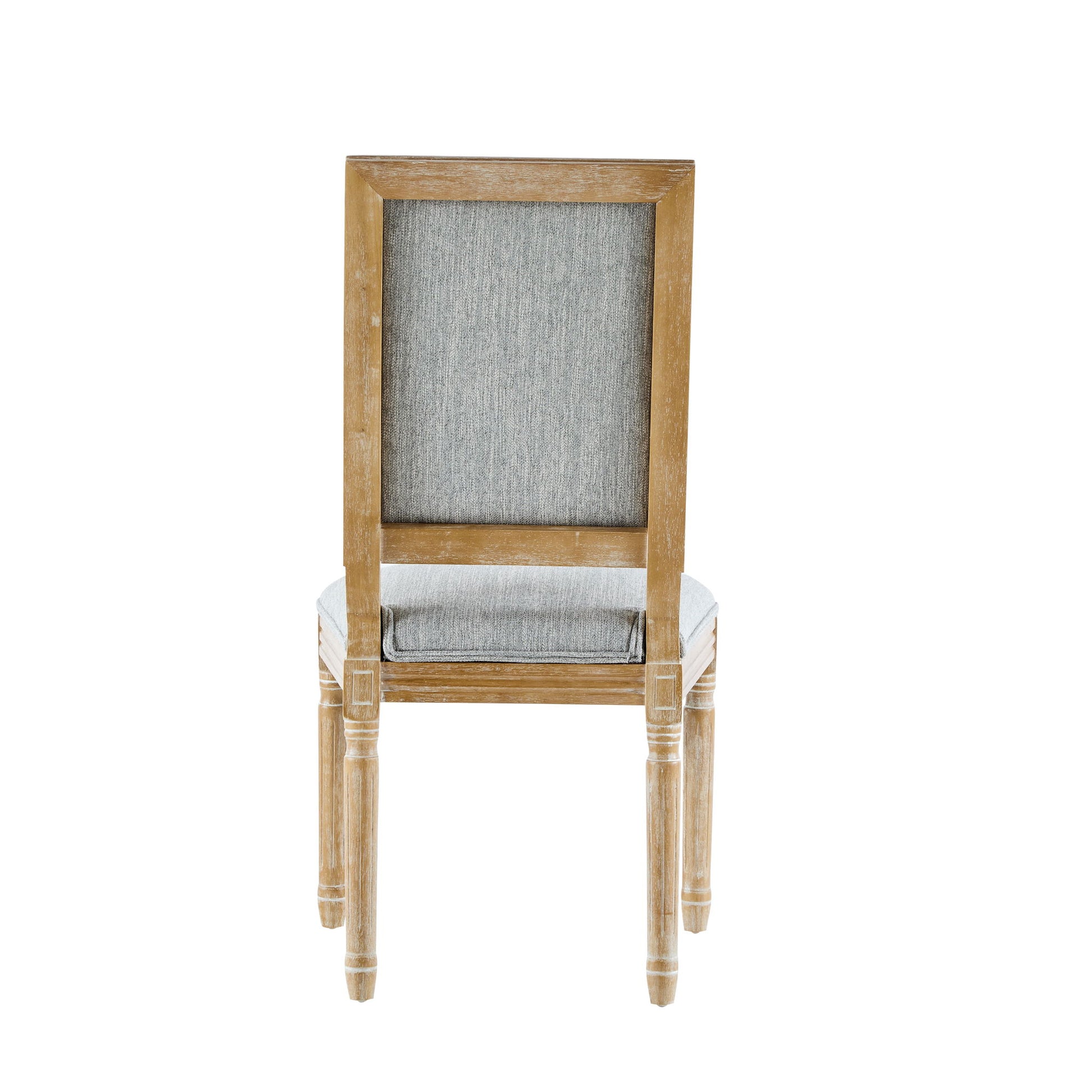 French Country Style Dining Chair With Upholstered Seating And Fluted Legs - Best Buy Furniture