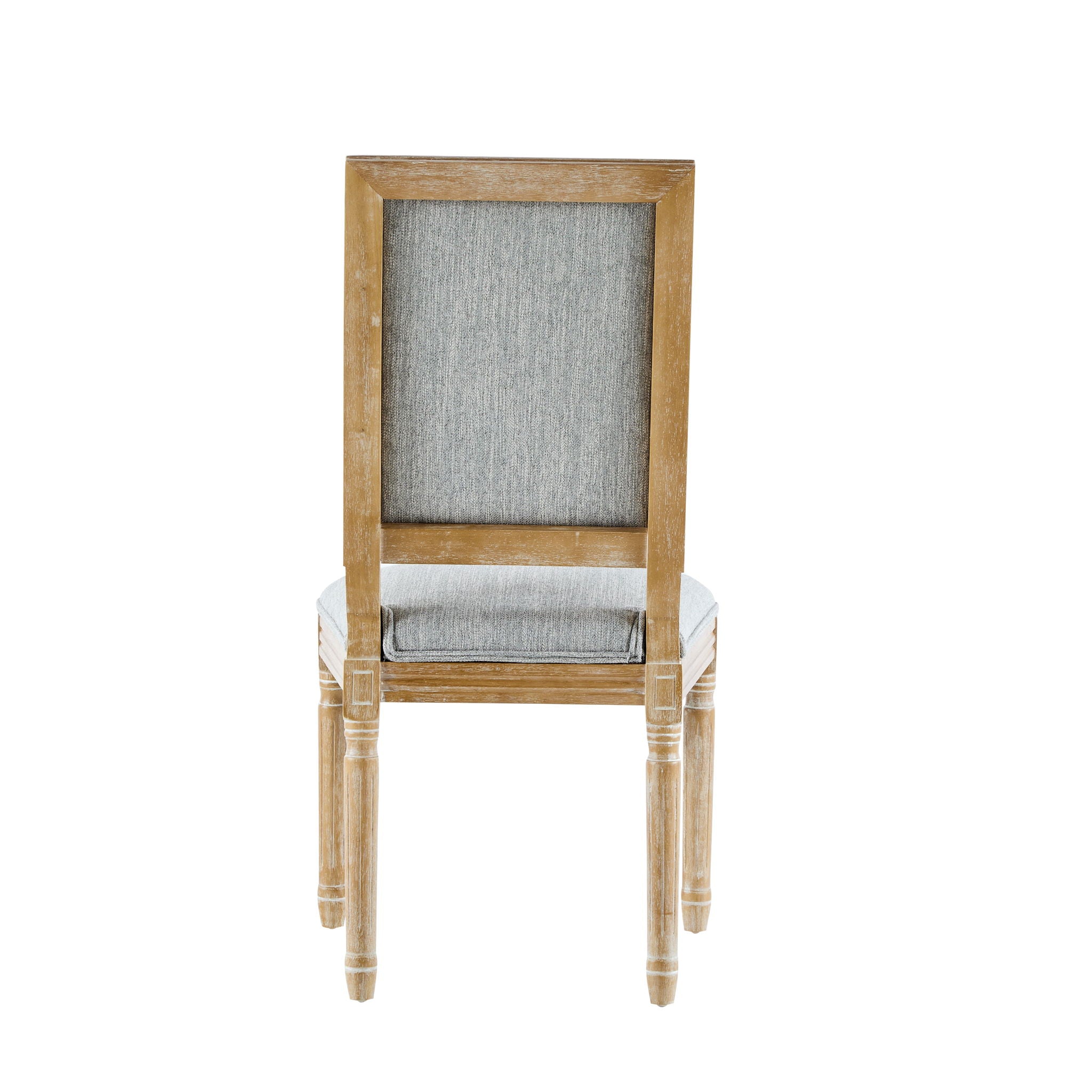 French Country Style Dining Chair With Upholstered Seating And Fluted Legs - Best Buy Furniture