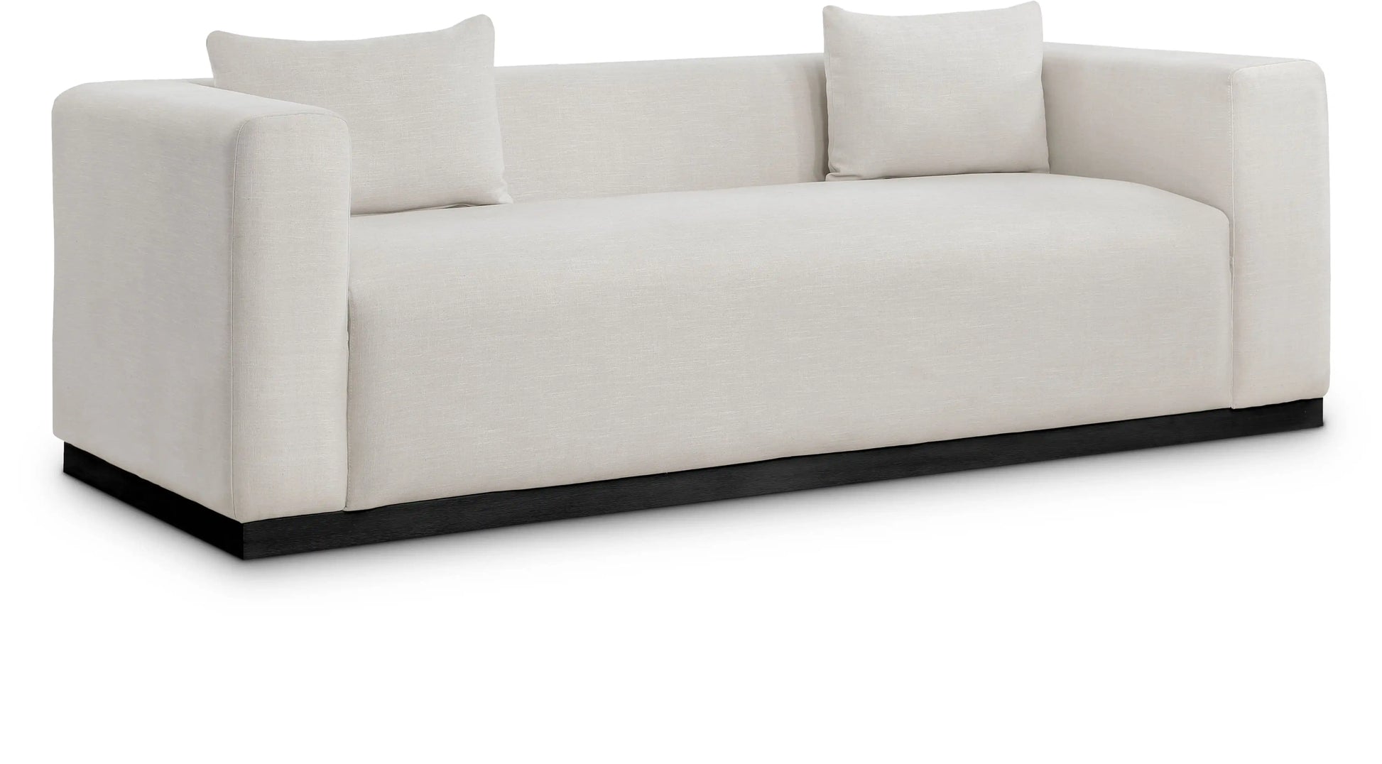 Alfie - Linen Textured Fabic Sofa - Best Buy Furniture