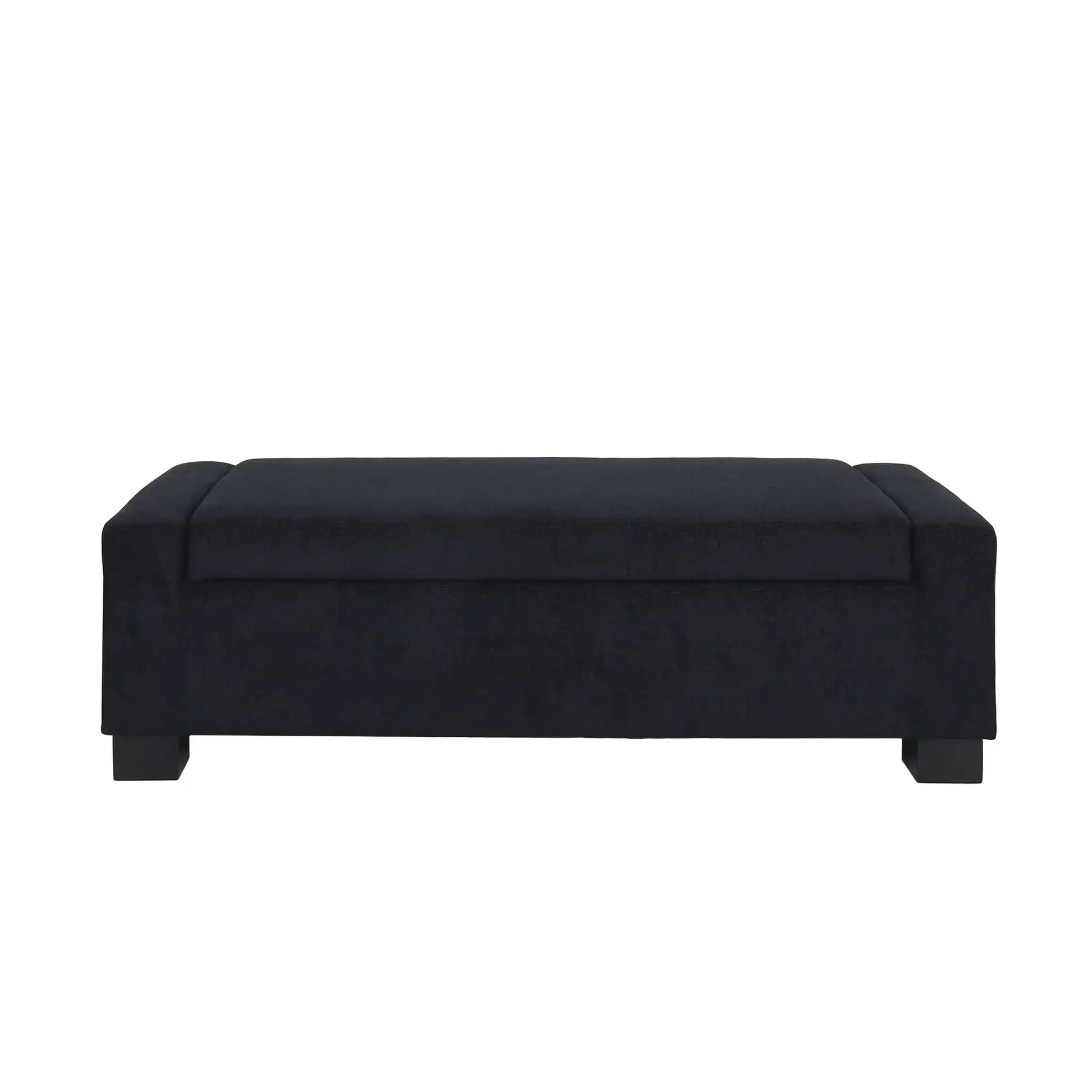Textured Fabric Ottoman Bench With Hinged Lid - Best Buy Furniture
