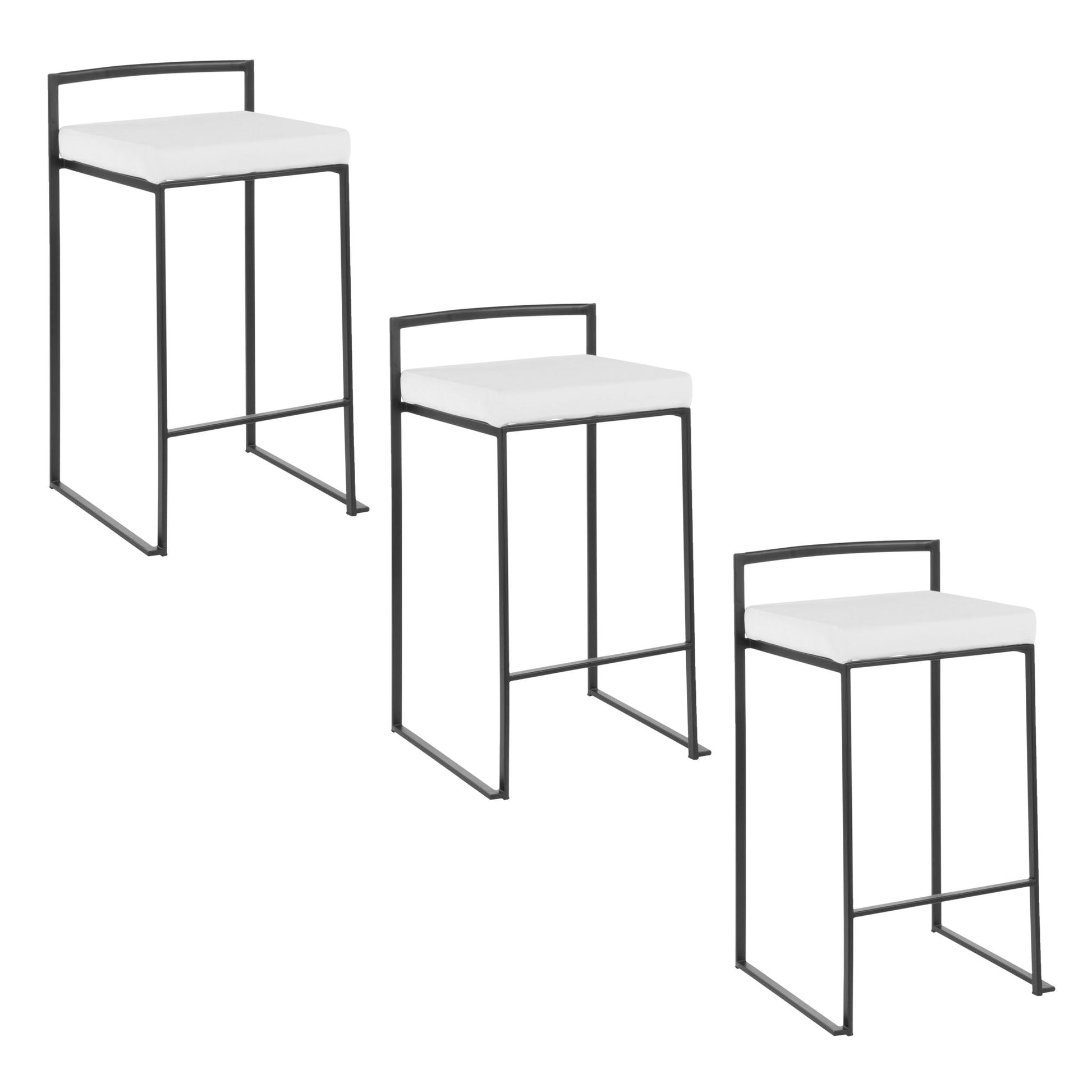 Fuji - Contemporary Style Stackable Counter Stool - Best Buy Furniture