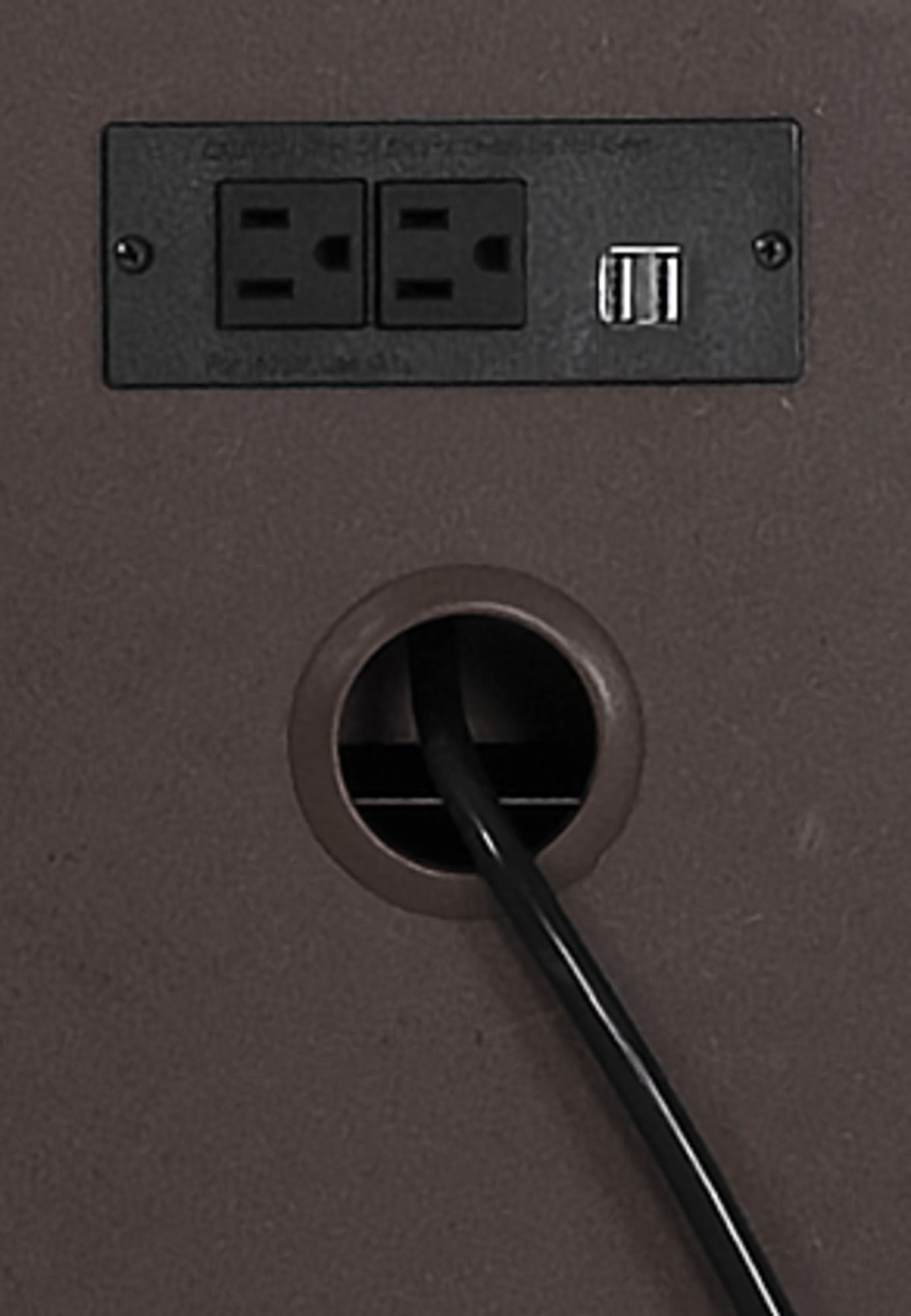 Ludin - 2 Drawer Nightstand - Taupe - Best Buy Furniture