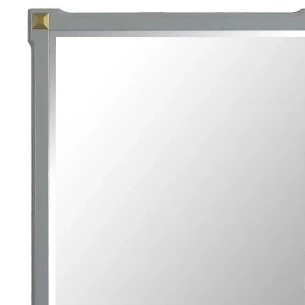House Beatrice - Mirror - Pearl Gray - Best Buy Furniture