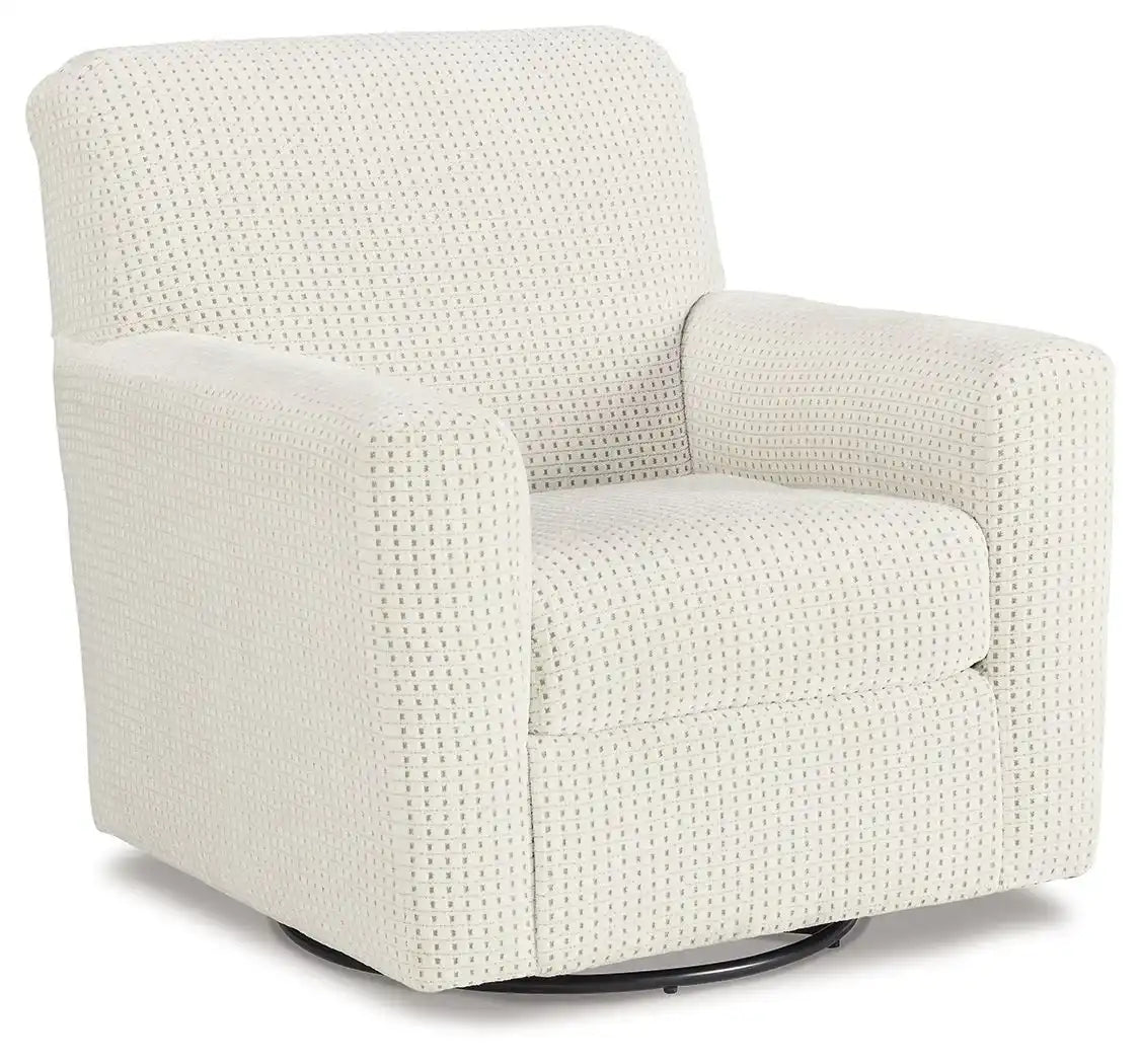 Herstow - Swivel Glider Accent Chair - Best Buy Furniture