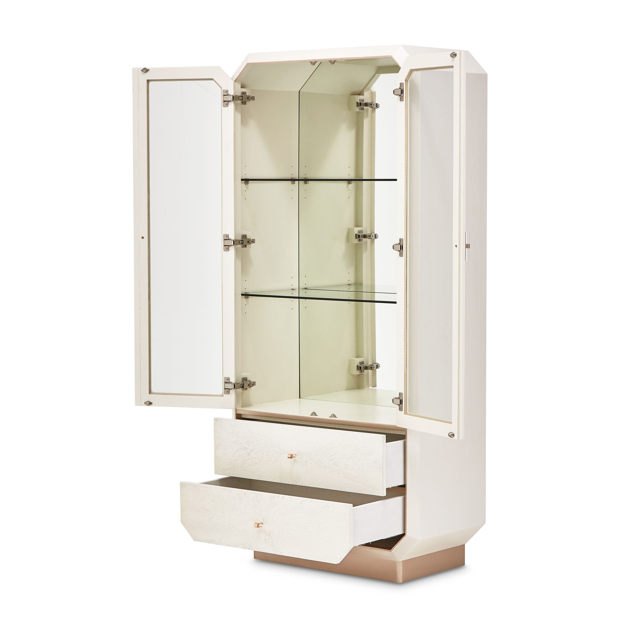 La Rachelle - Display Cabinet - Champagne - Best Buy Furniture