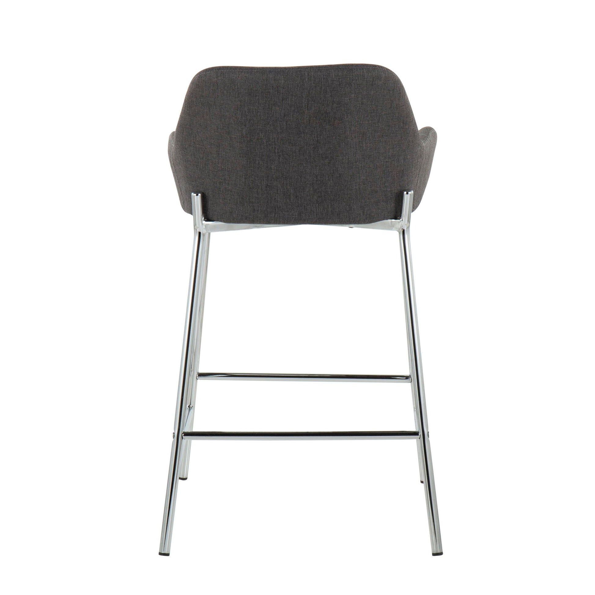 Daniella - Contemporary Fixed Height Counter Stool With Metal Legs (Set of 2) - Best Buy Furniture