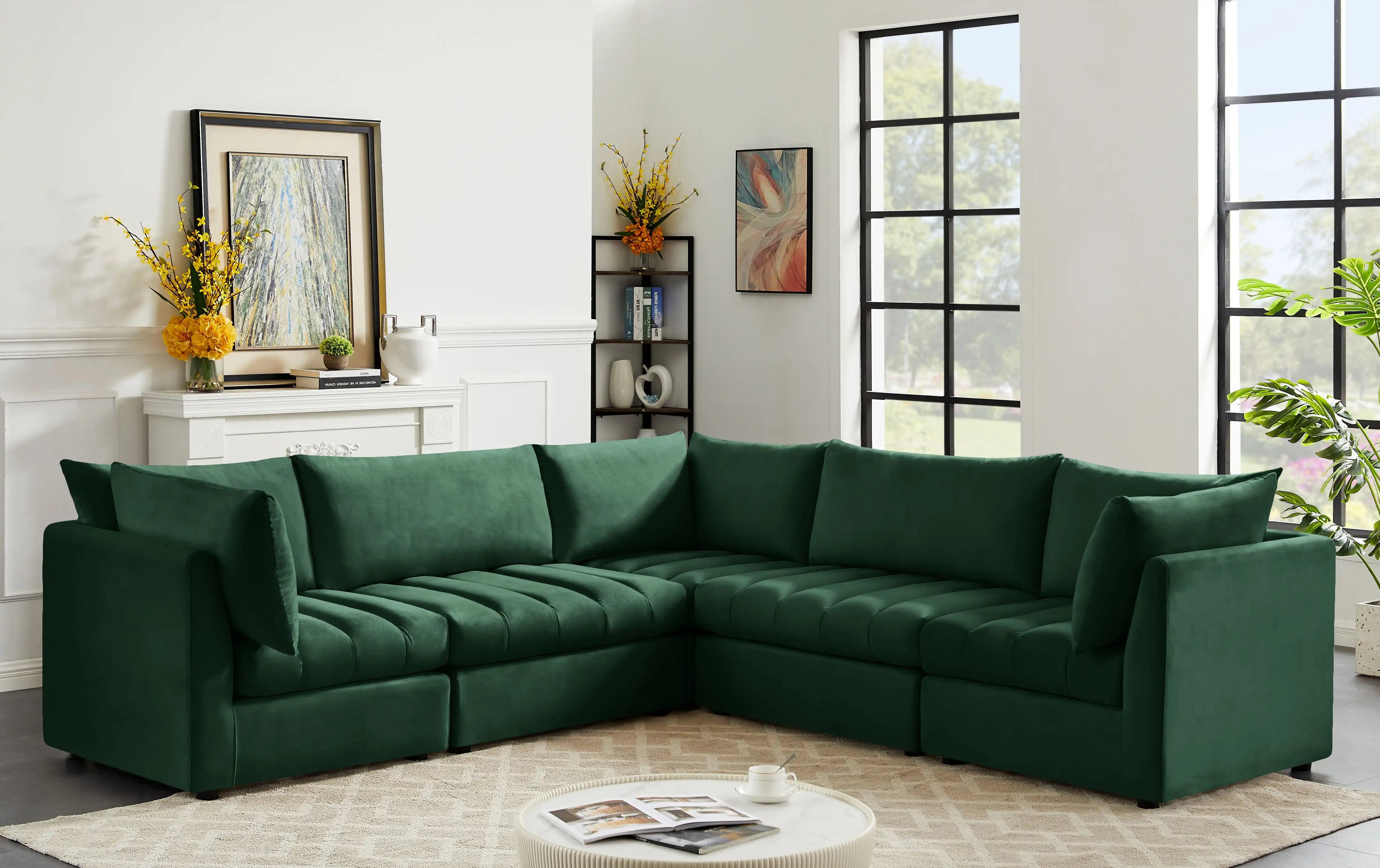 Jacob - Modular Corner Sectional 5 Piece - Best Buy Furniture
