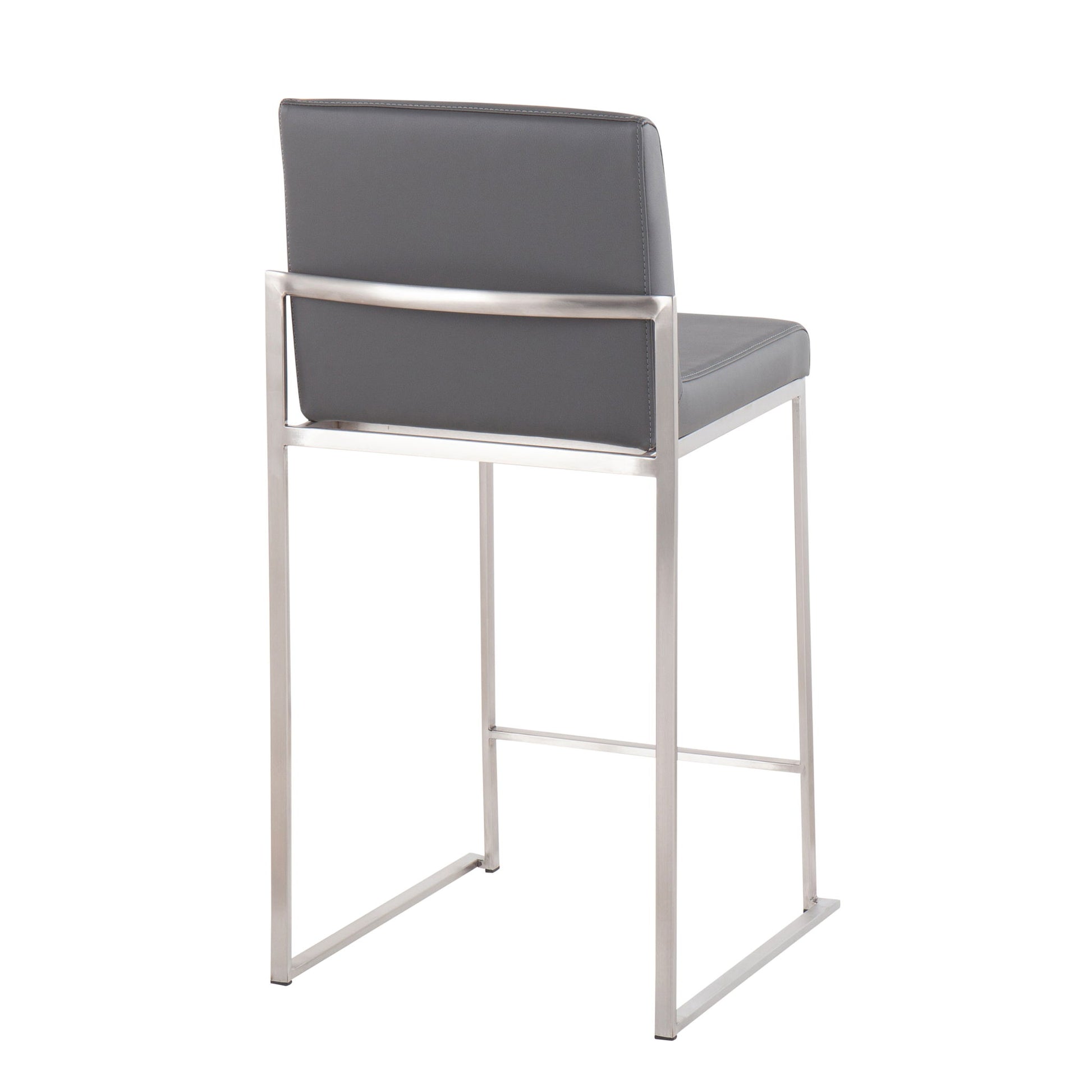 Fuji - Contemporary High Back Counter Stool, Functional Design - Best Buy Furniture
