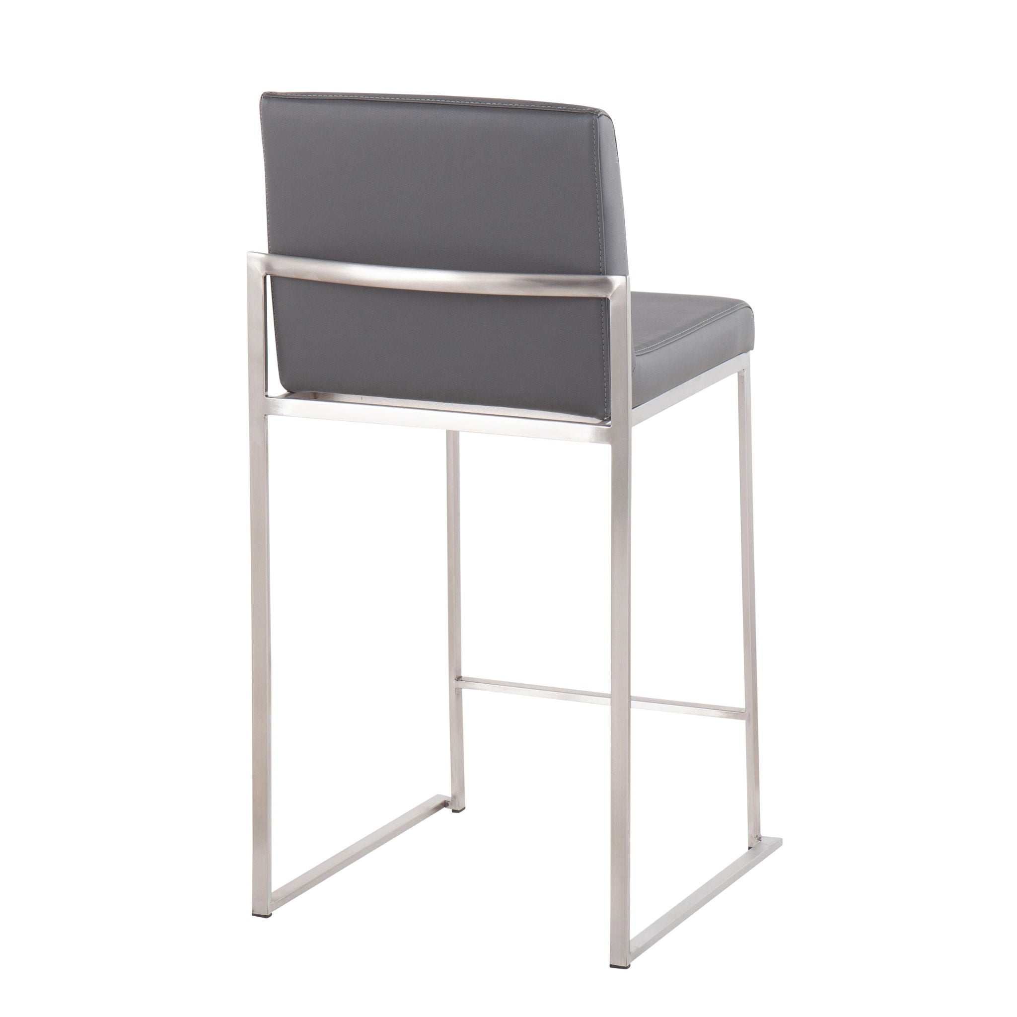 Fuji - Contemporary High Back Counter Stool, Functional Design - Best Buy Furniture