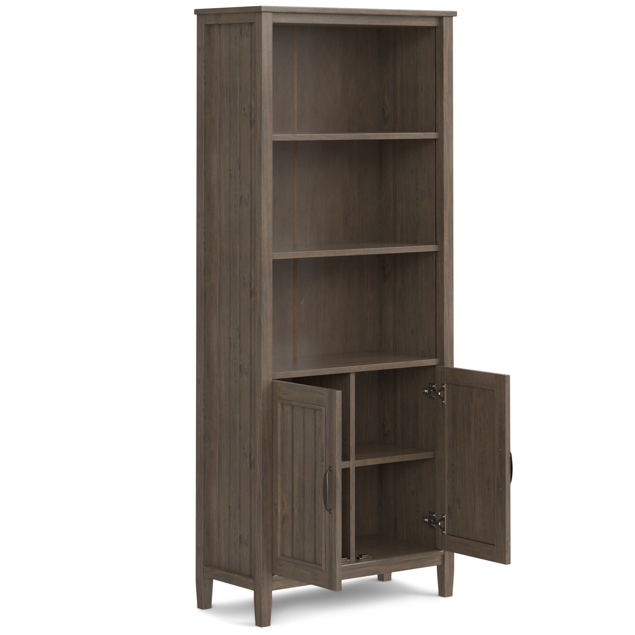 Lev - Bookcase - Smoky Brown - Best Buy Furniture