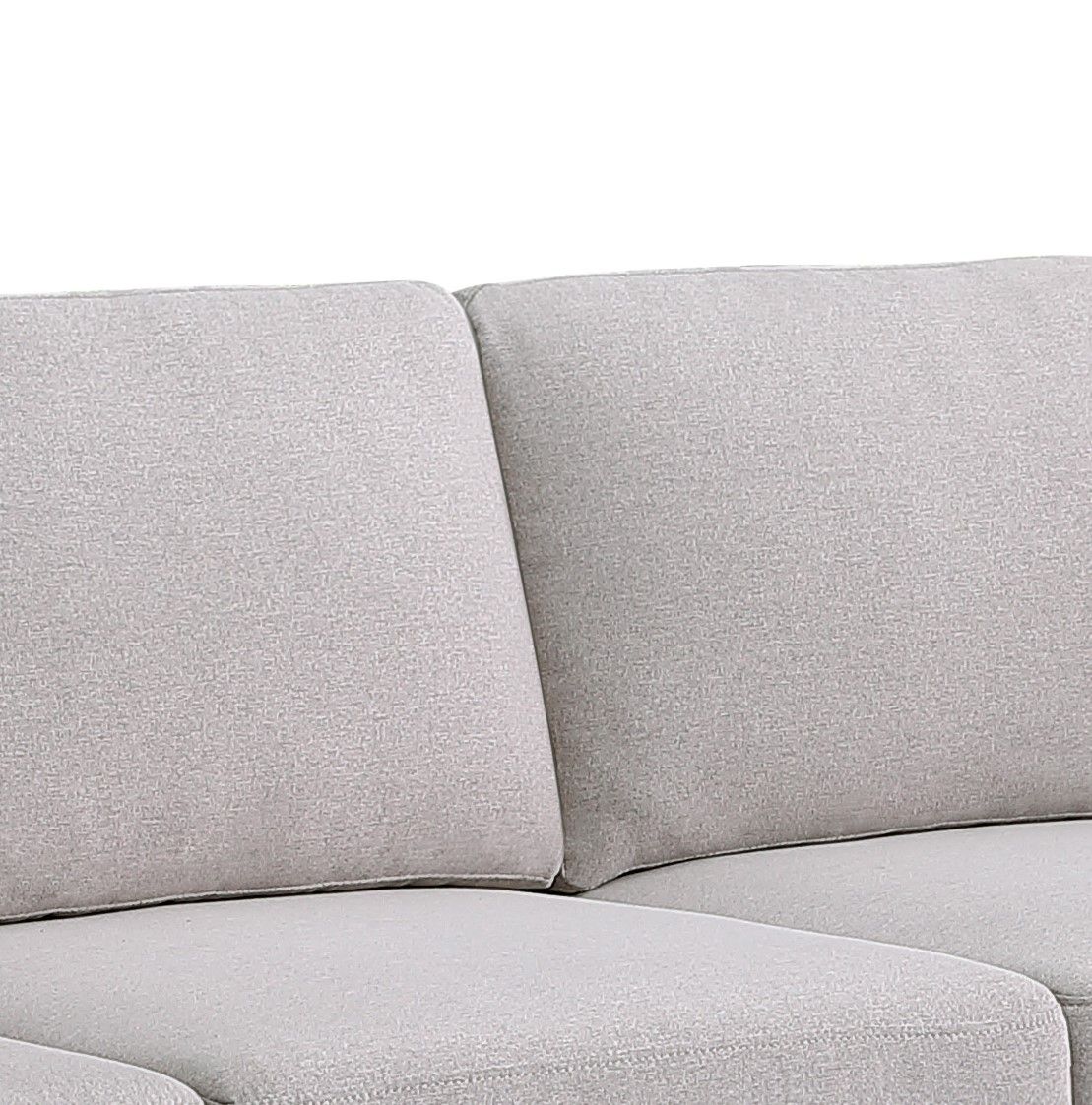 Kristin - Linen Fabric Loveseat - Light Gray - Best Buy Furniture