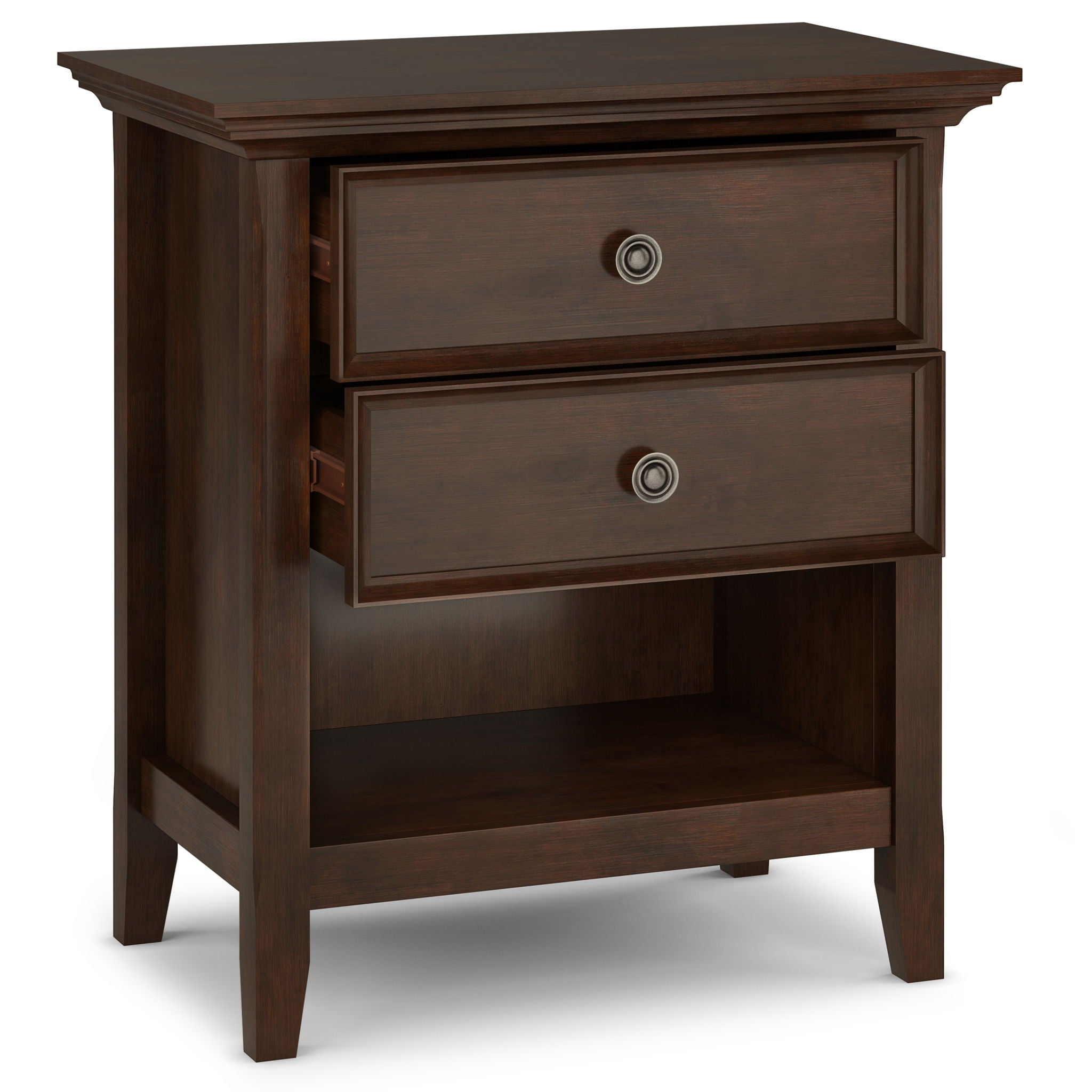 Amherst - Bedside Table - Russet Brown - Best Buy Furniture