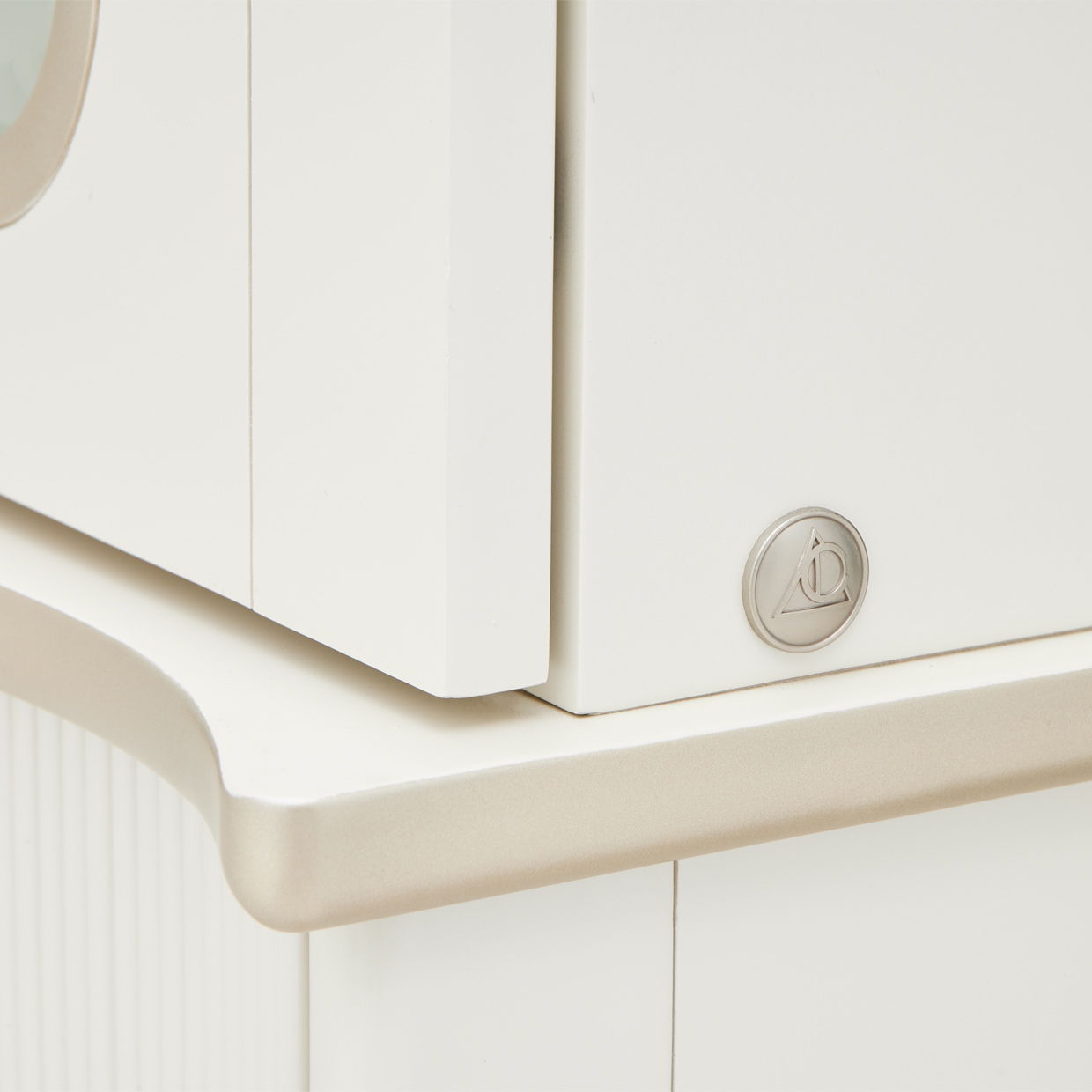 La Marisia - Display Cabinet - Creamy Pearl - Best Buy Furniture