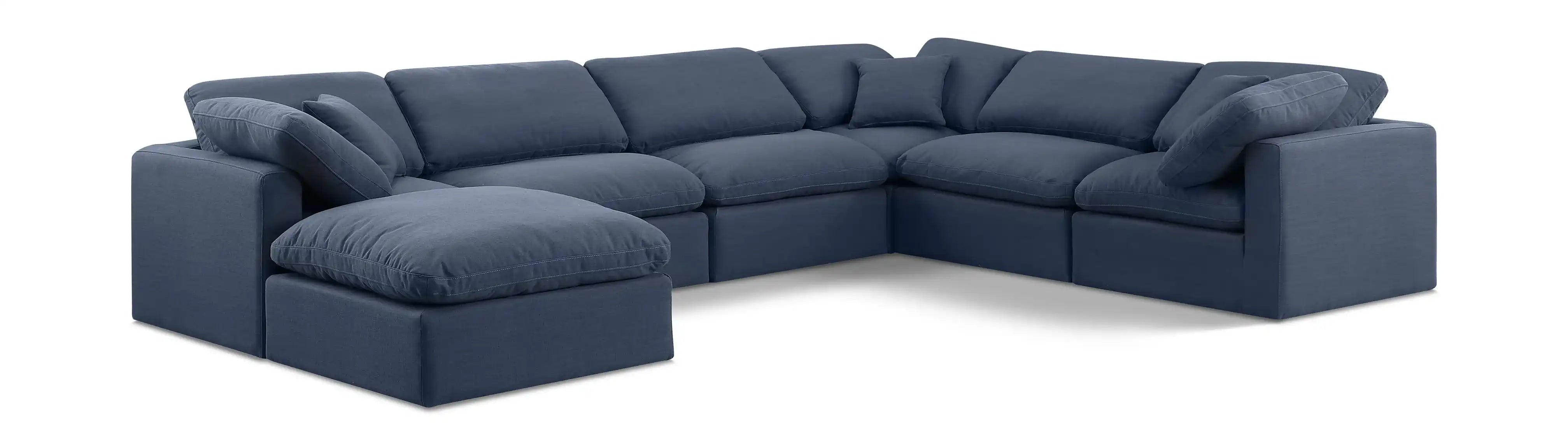 Indulge - Linen 7 Piece Modular Sectional - Best Buy Furniture