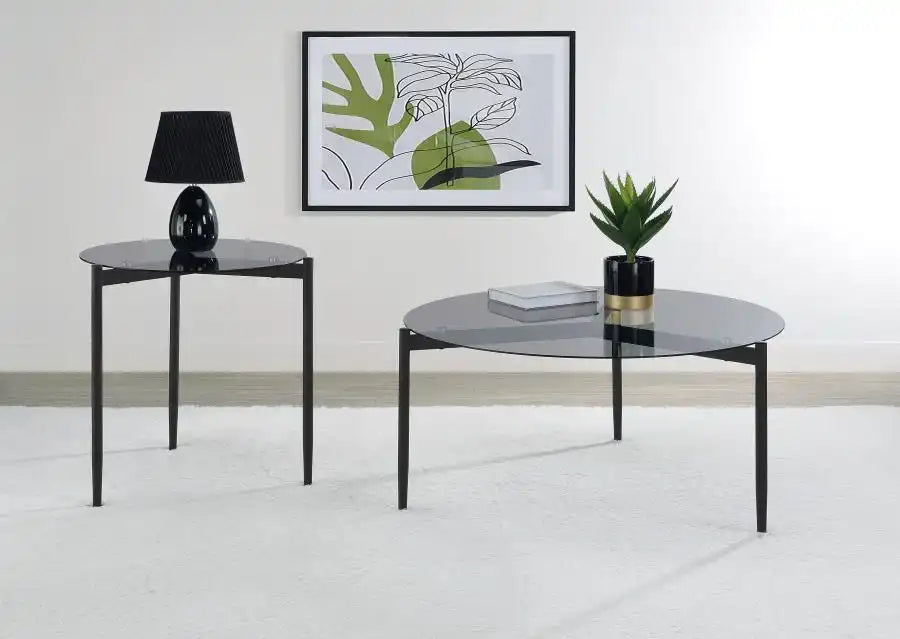 Rosalie - Round Coffee And End Table Set - Best Buy Furniture