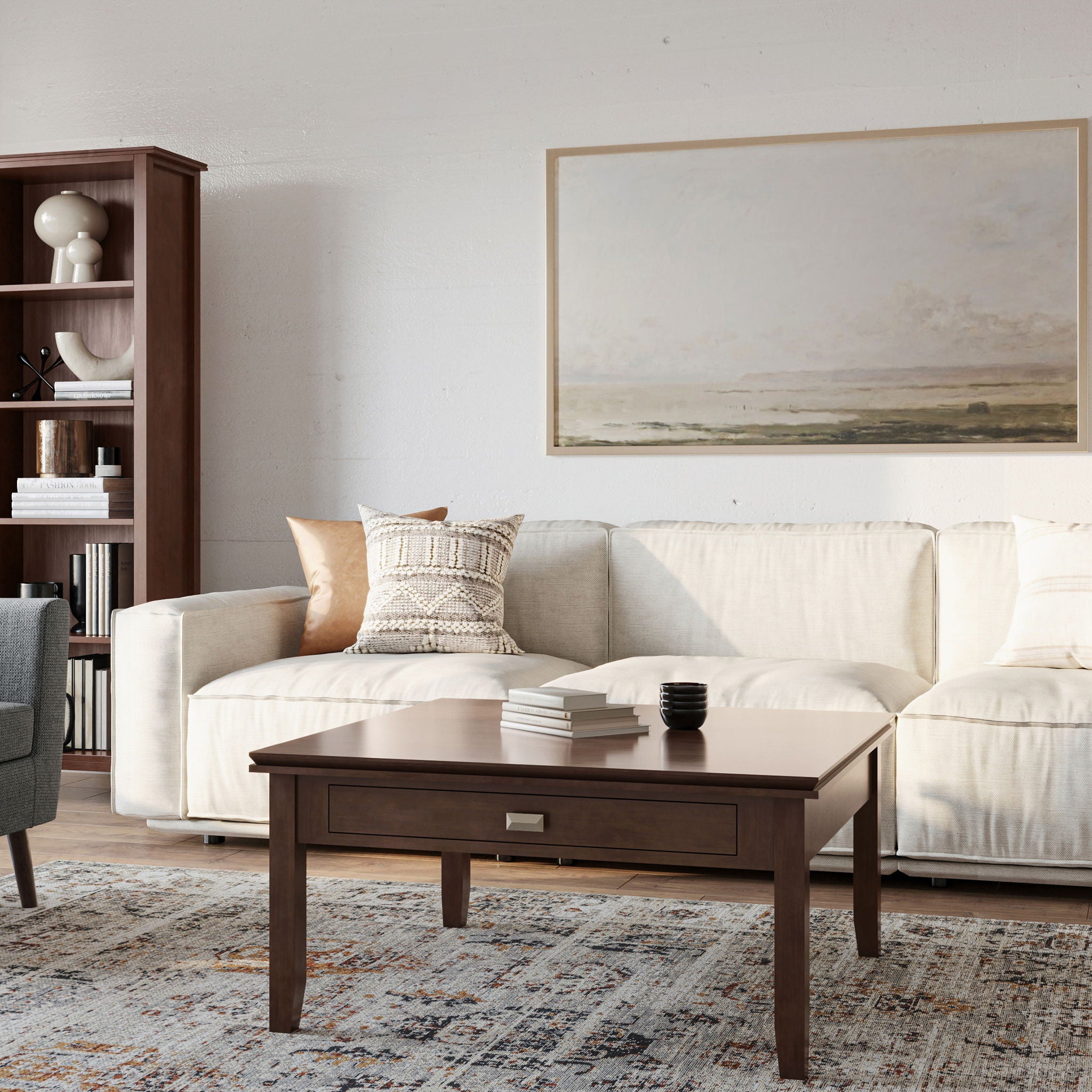 Artisan - Square Coffee Table - Russet Brown - Best Buy Furniture