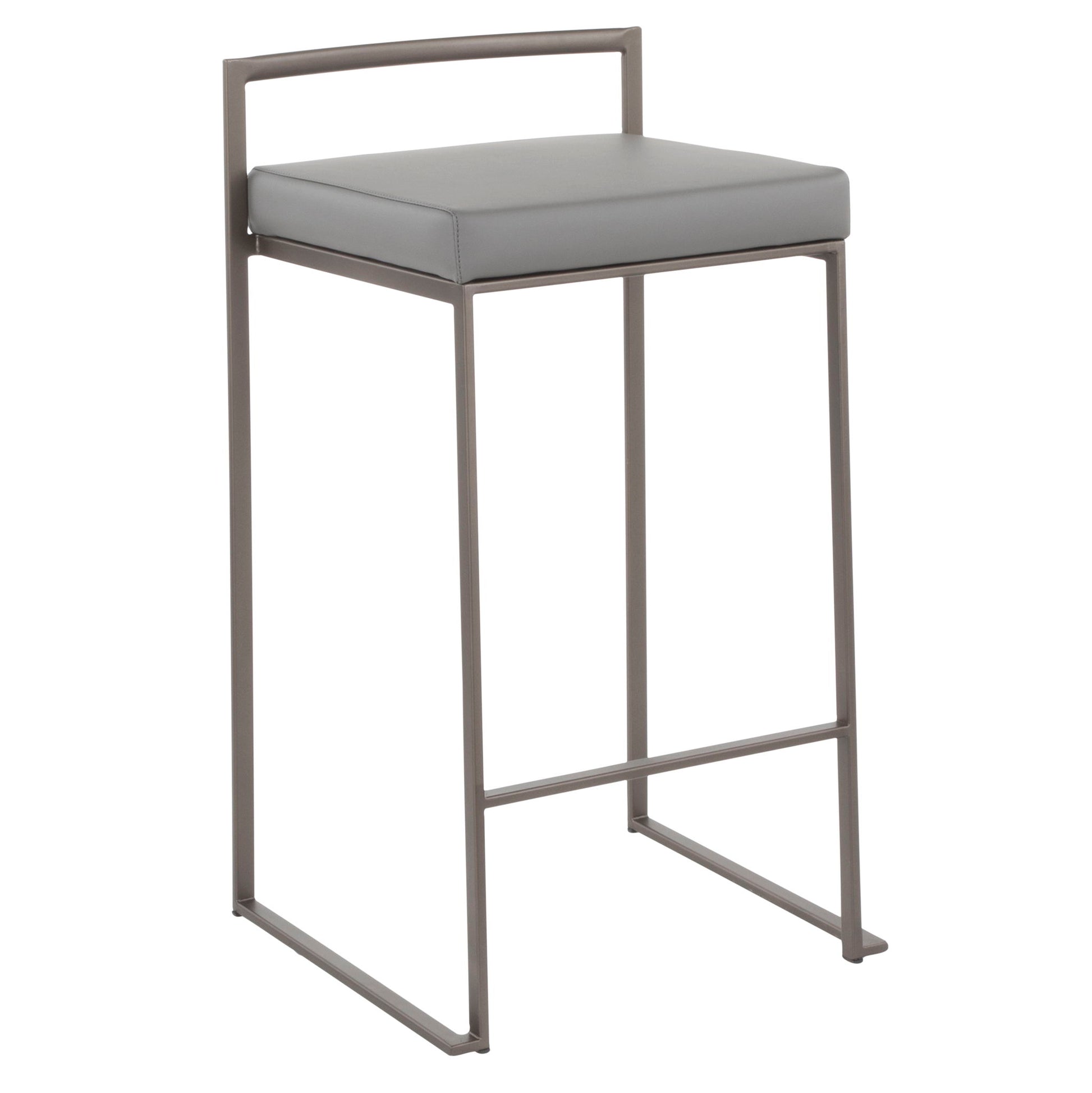 Fuji - Industrial Stackable Counter Stool Elegant Design - Best Buy Furniture