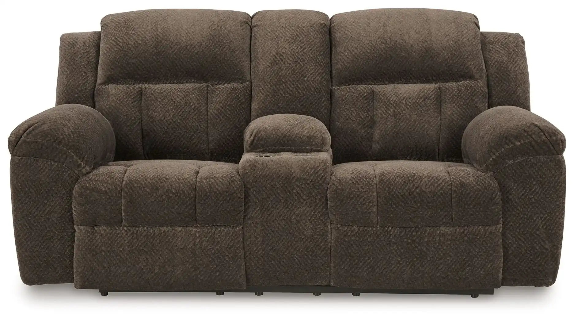 Frohn - Dbl Reclining Loveseat With Console - Best Buy Furniture