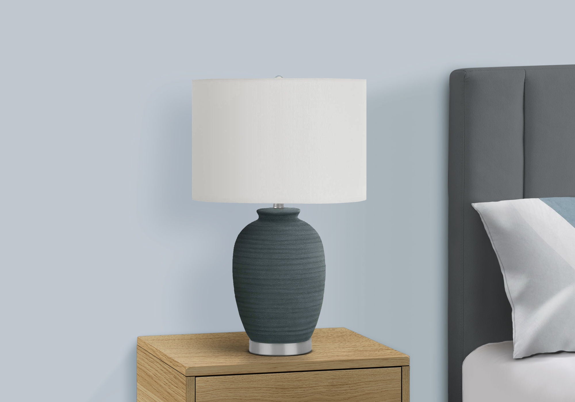 Lighting, Table Lamp, Ceramic, Contemporary - Blue - Best Buy Furniture