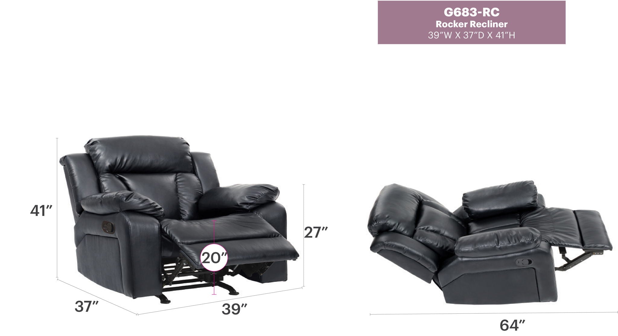 Daria - Rocker Recliner - Best Buy Furniture