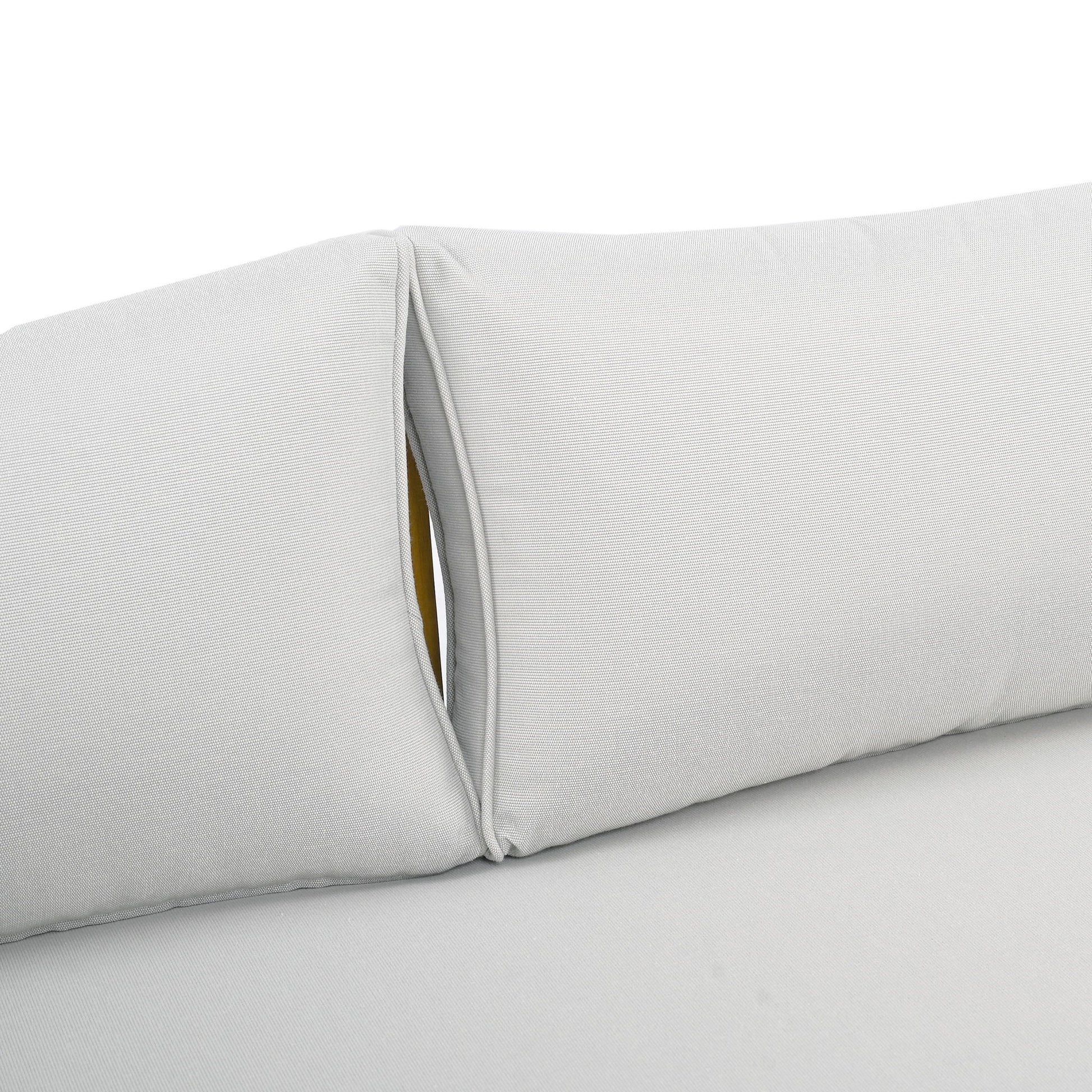 Claremont - 3 Seater Daybed Teak Acacia Wood Water Resistant Cushions - Best Buy Furniture