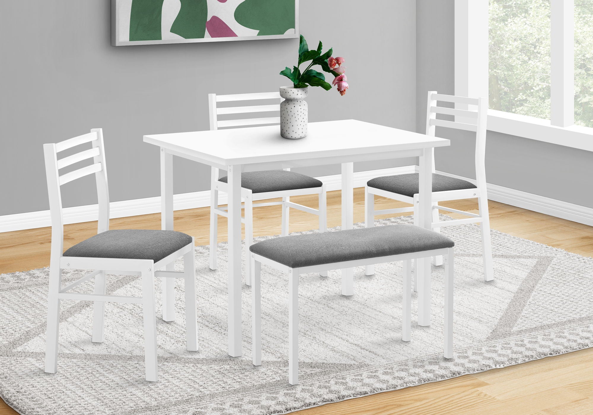 Dining Set, 5 Pieces Set, Rectangular, Small, Contemporary & Modern - Best Buy Furniture