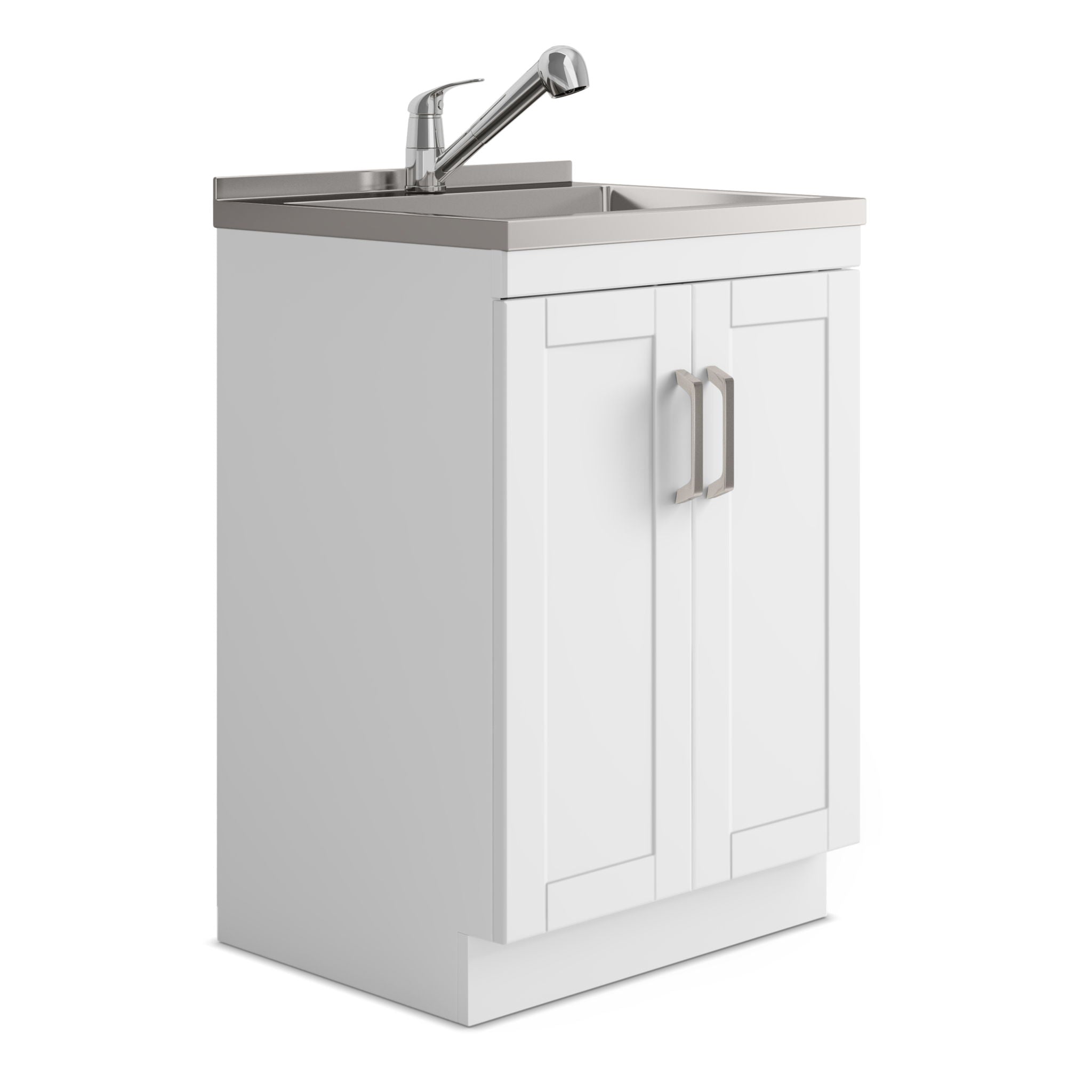 Kyle - Laundry Cabinet & Faucet And Stainless Steel Sink - Best Buy Furniture