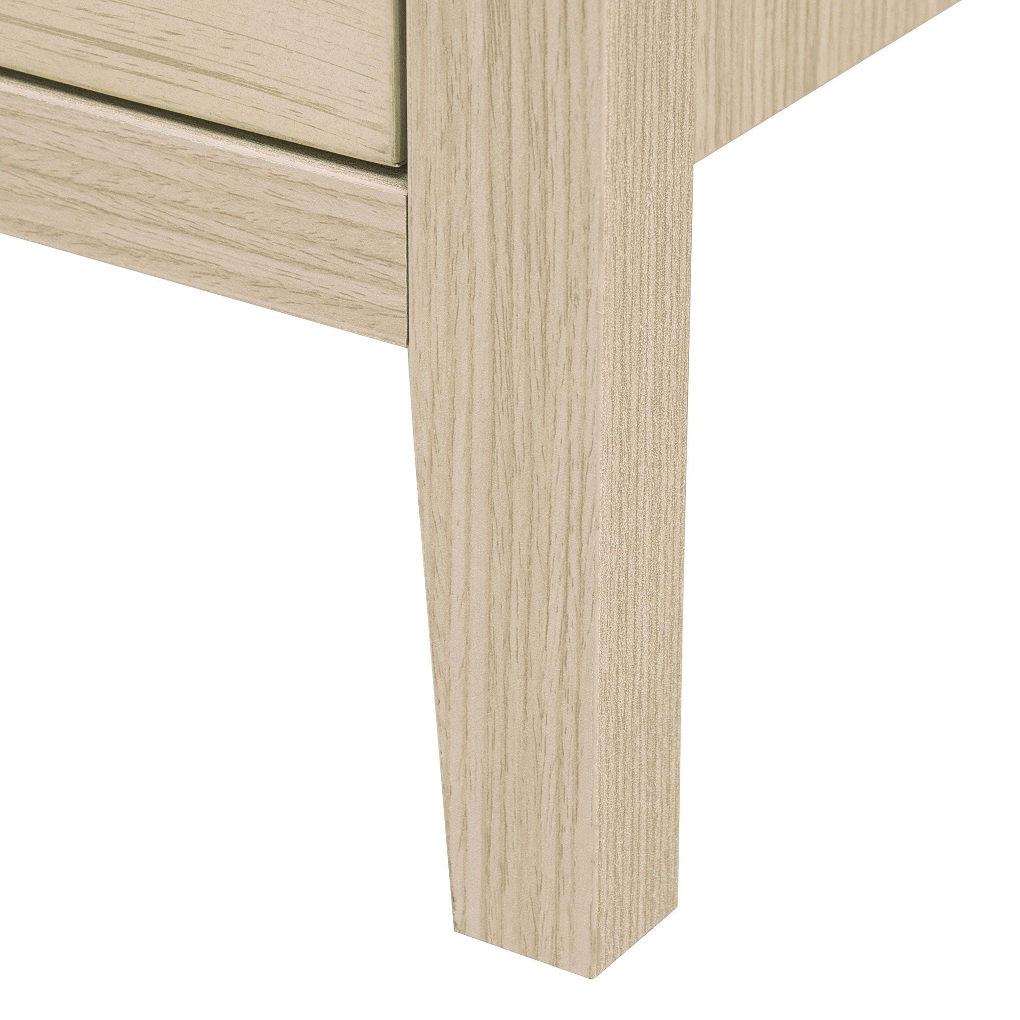 Hollow Carved 3 Drawer Cabinet Dresser Storage Chest With Metal Handles For Living Room Bedroom - Natural - Best Buy Furniture