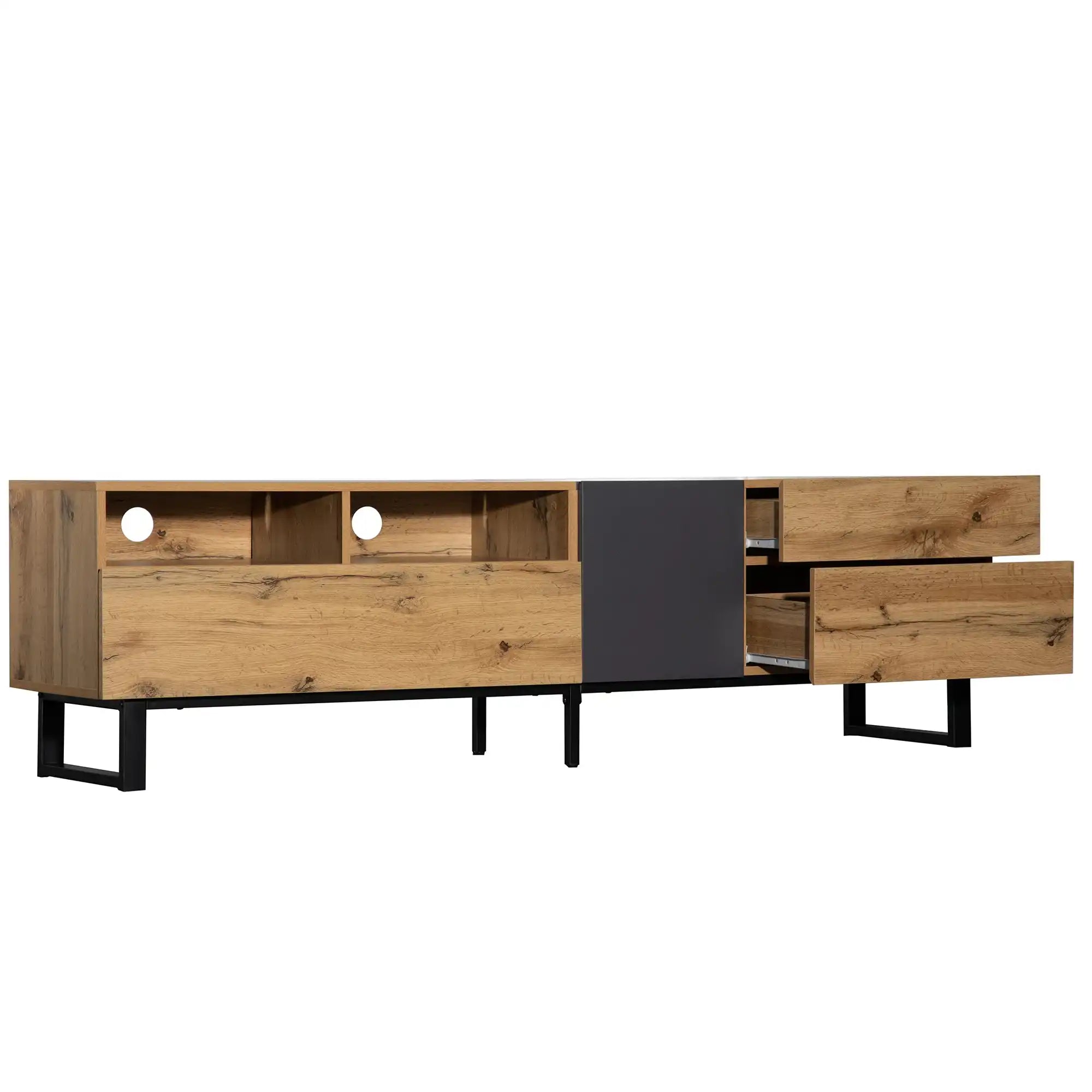 70" Modern TV Stand, Media Console with Double Storage - Best Buy Furniture