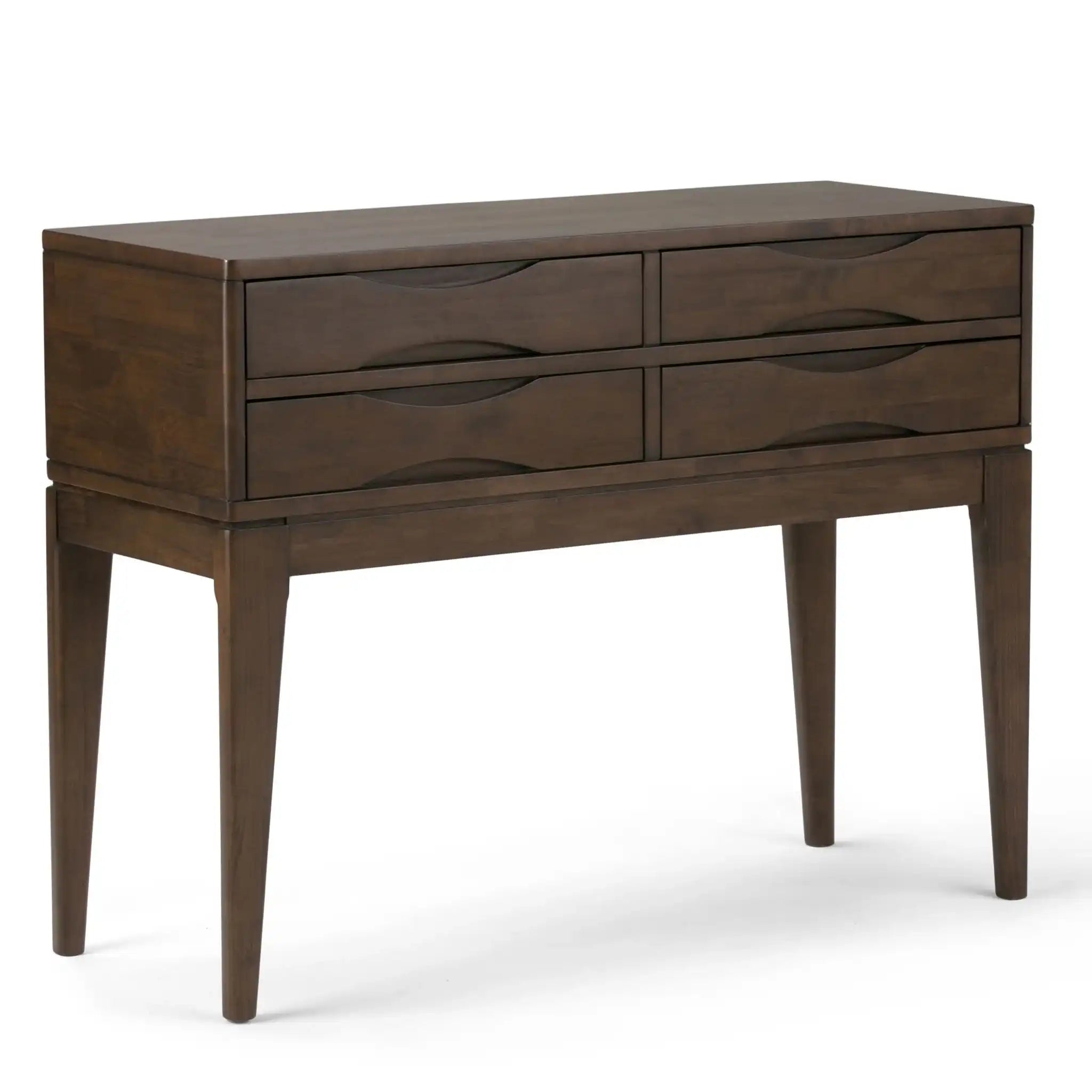 Harper - Hallway Console Table - Walnut Brown - Best Buy Furniture