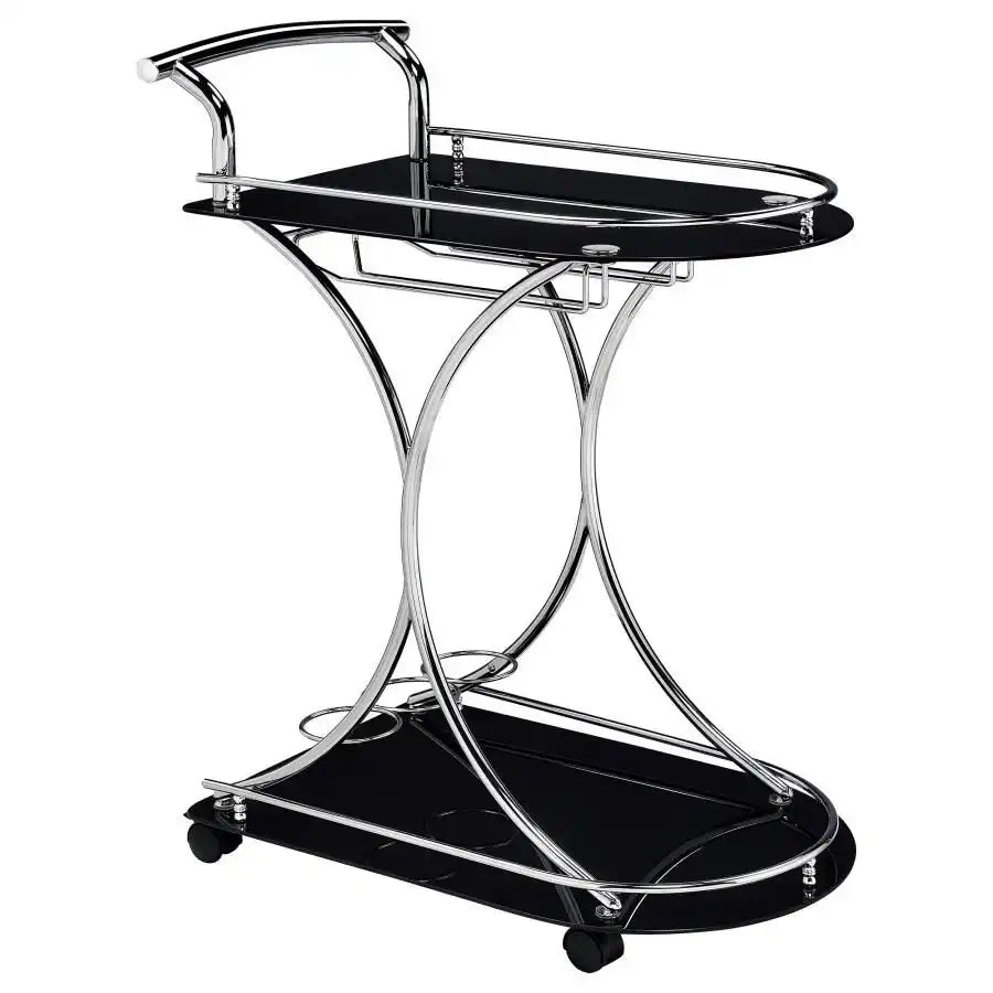 Elfman - 2-Shelve Serving Cart - Best Buy Furniture
