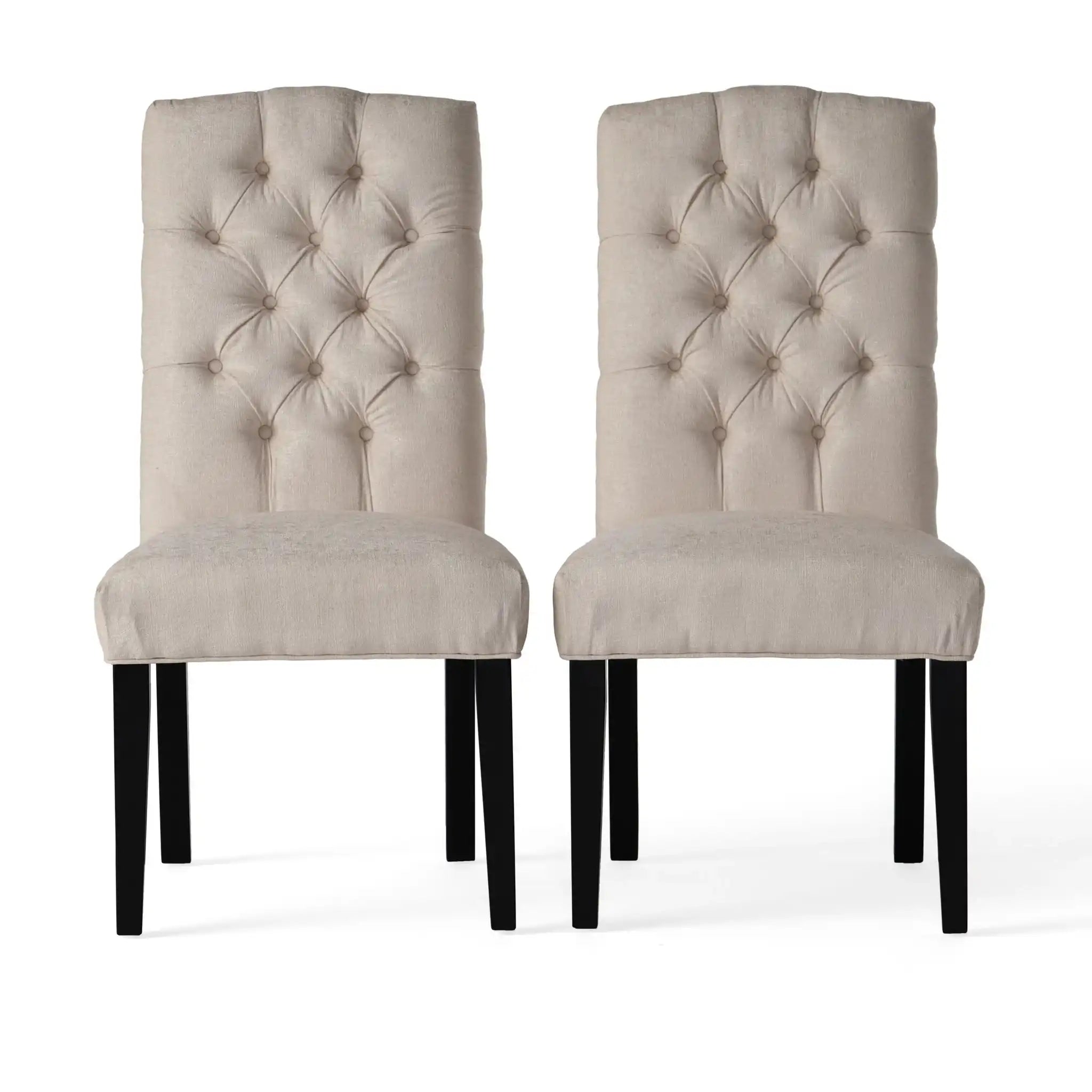 Harriet - Tufted Dining Chairs (Set of 2) - Best Buy Furniture