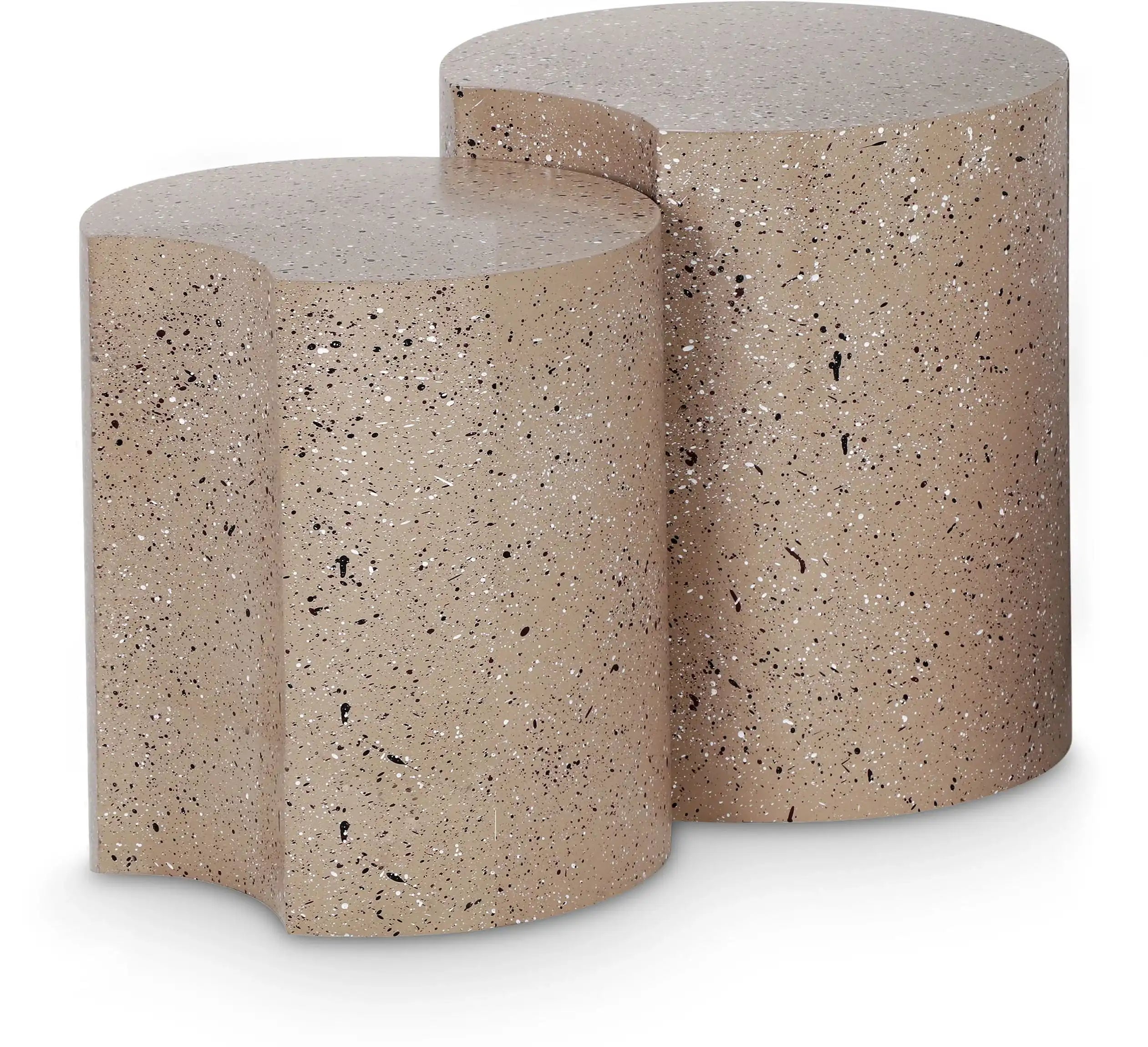 Dimple - Modular End Table - Terazzo Finish - Best Buy Furniture