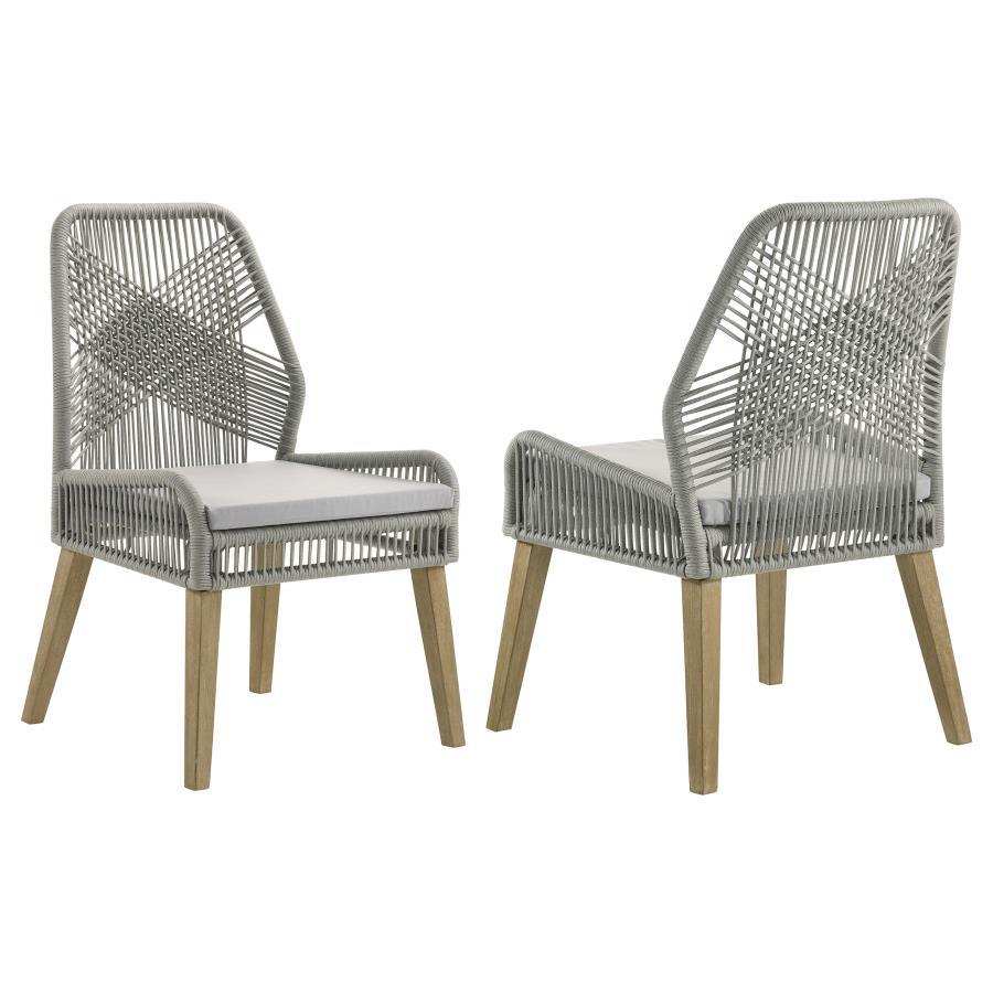 Nakia - Woven Rope Dining Side Chairs (Set of 2) - Best Buy Furniture