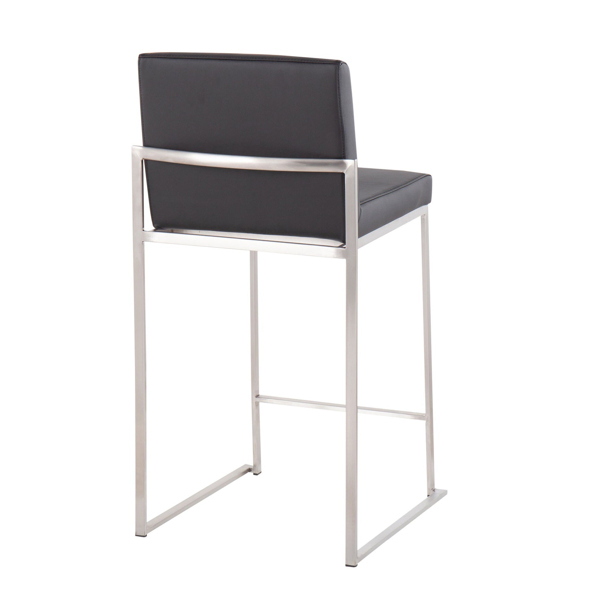 Fuji - Contemporary High Back Counter Stool, Functional Design - Best Buy Furniture