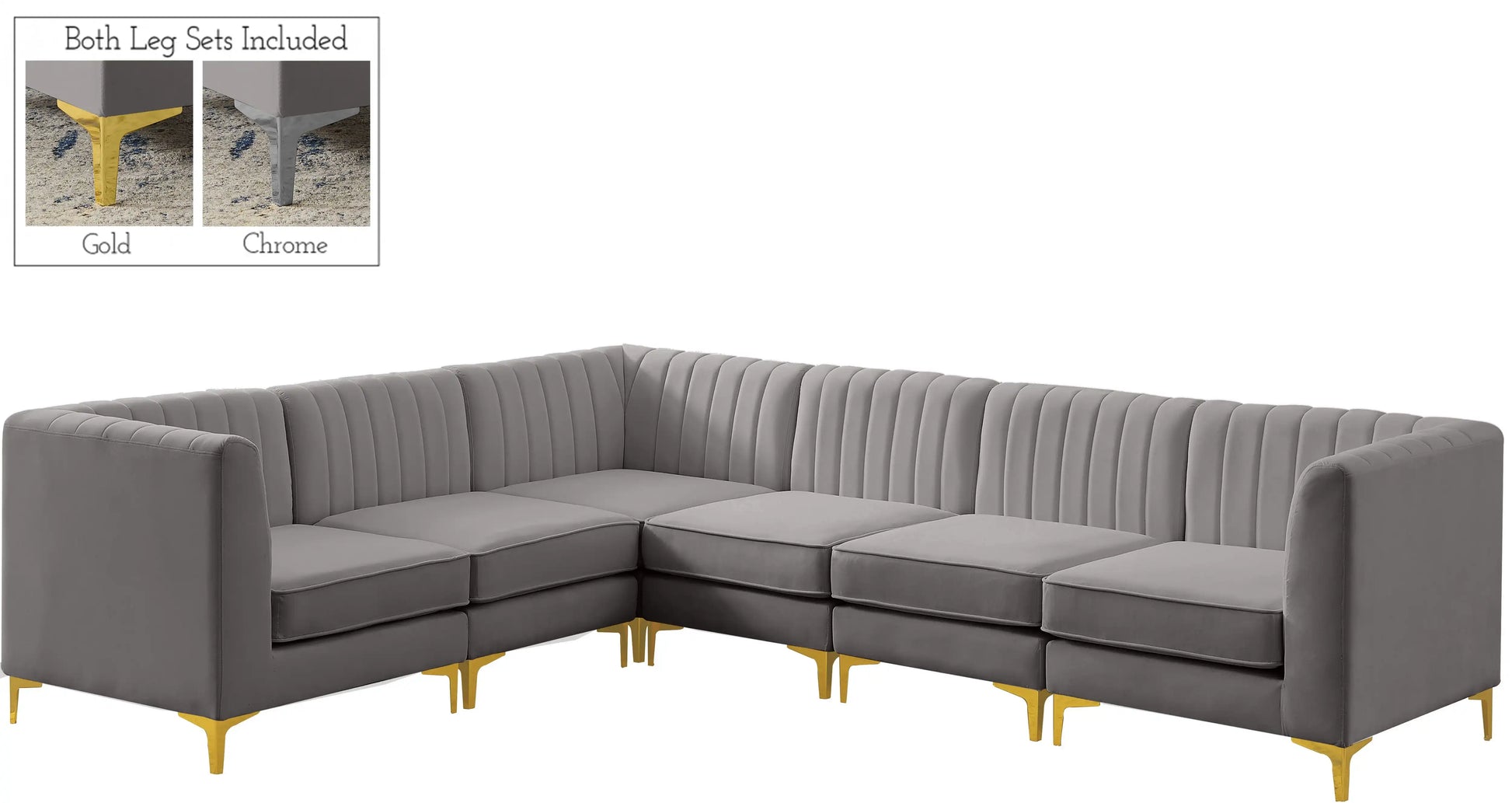 Alina - 6 Piece Sectional - Best Buy Furniture