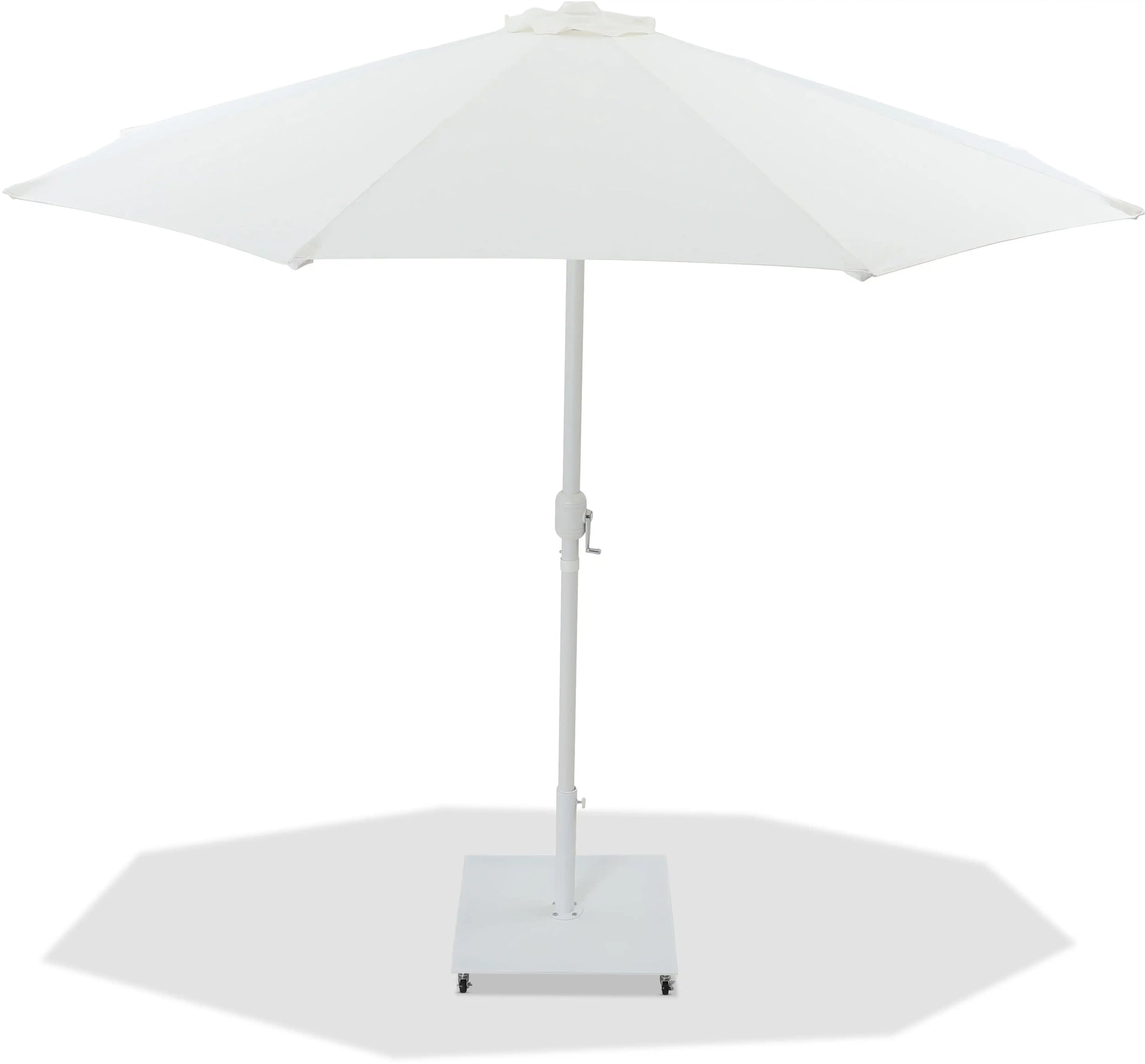 Fiji - Aluminum Patio Umbrella With Square White Base - Best Buy Furniture