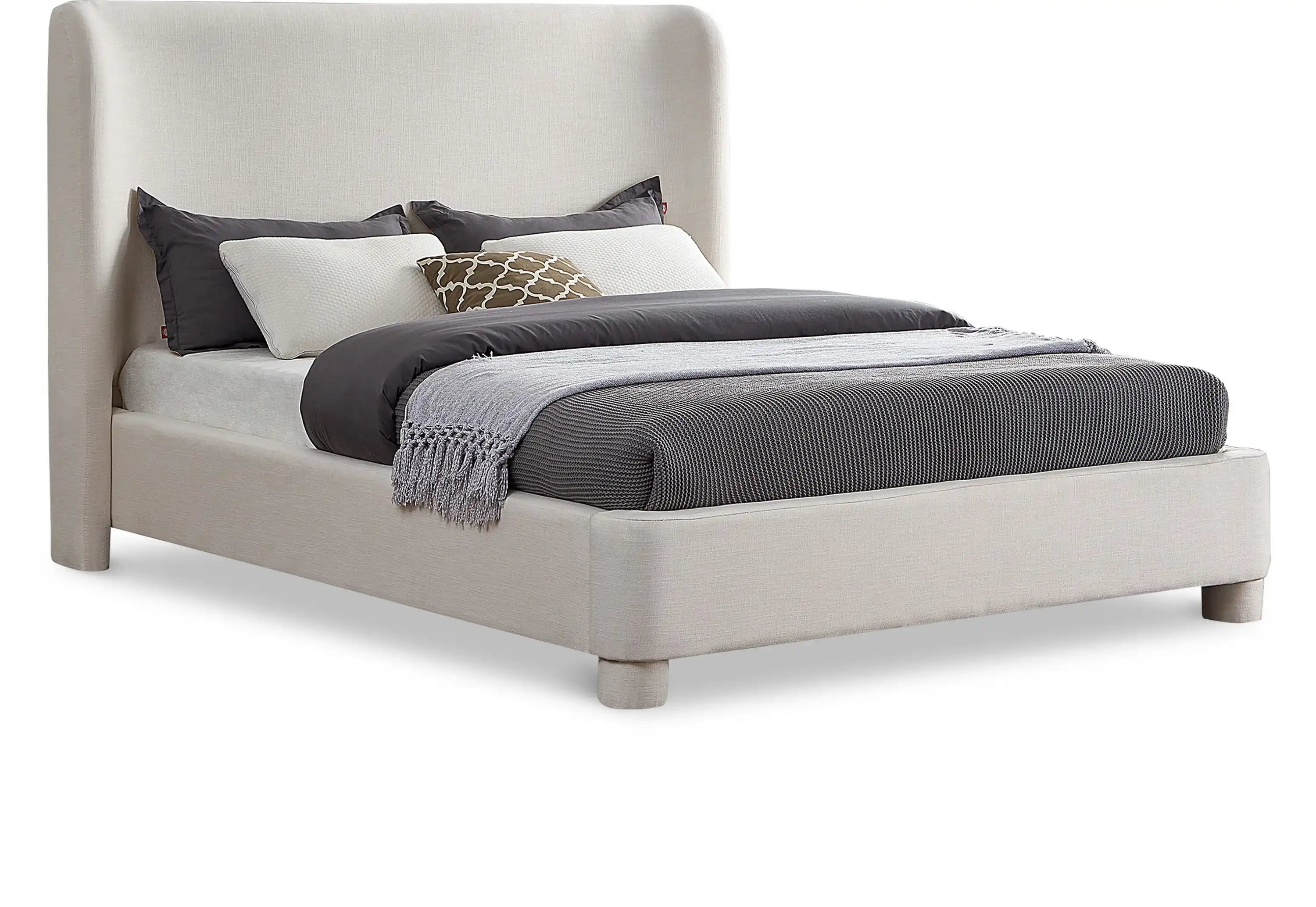 Penny - Polyester Fabric Bed - Best Buy Furniture