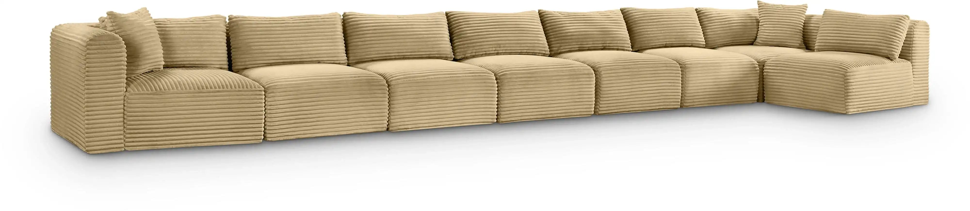 Shaggy - 8 Piece Modular Sectional - Best Buy Furniture