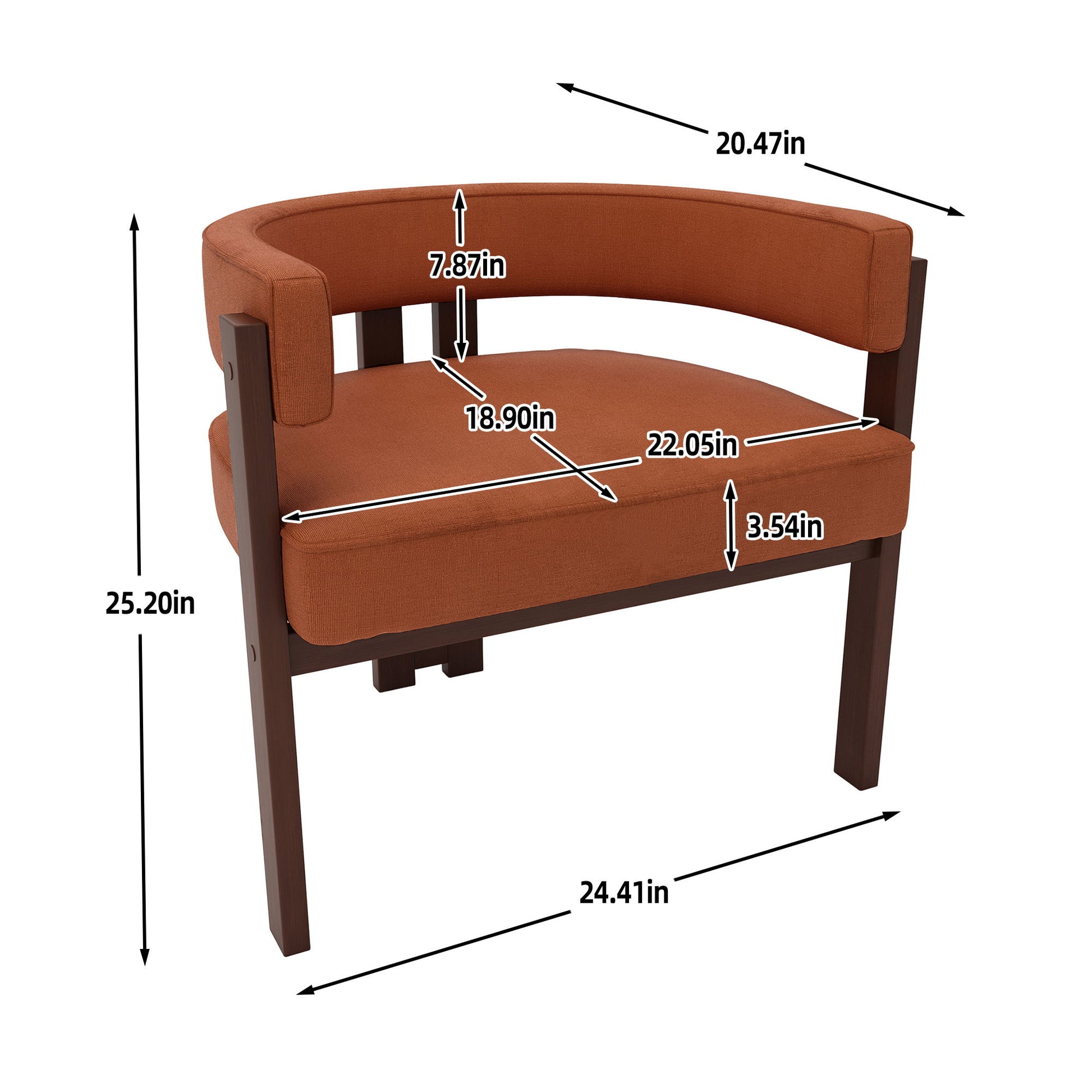 Modern Accent Teddy Upholstered Armchair - Best Buy Furniture