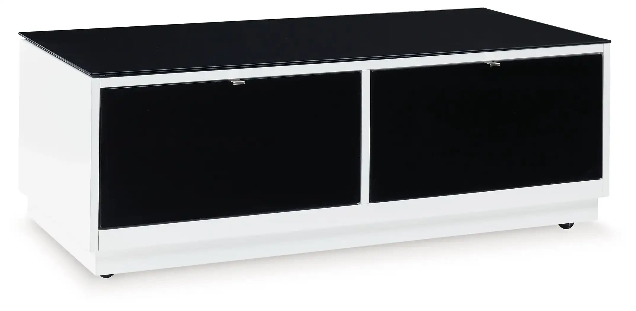 Gardoni - Rectangular Cocktail Table - White / Black - Best Buy Furniture